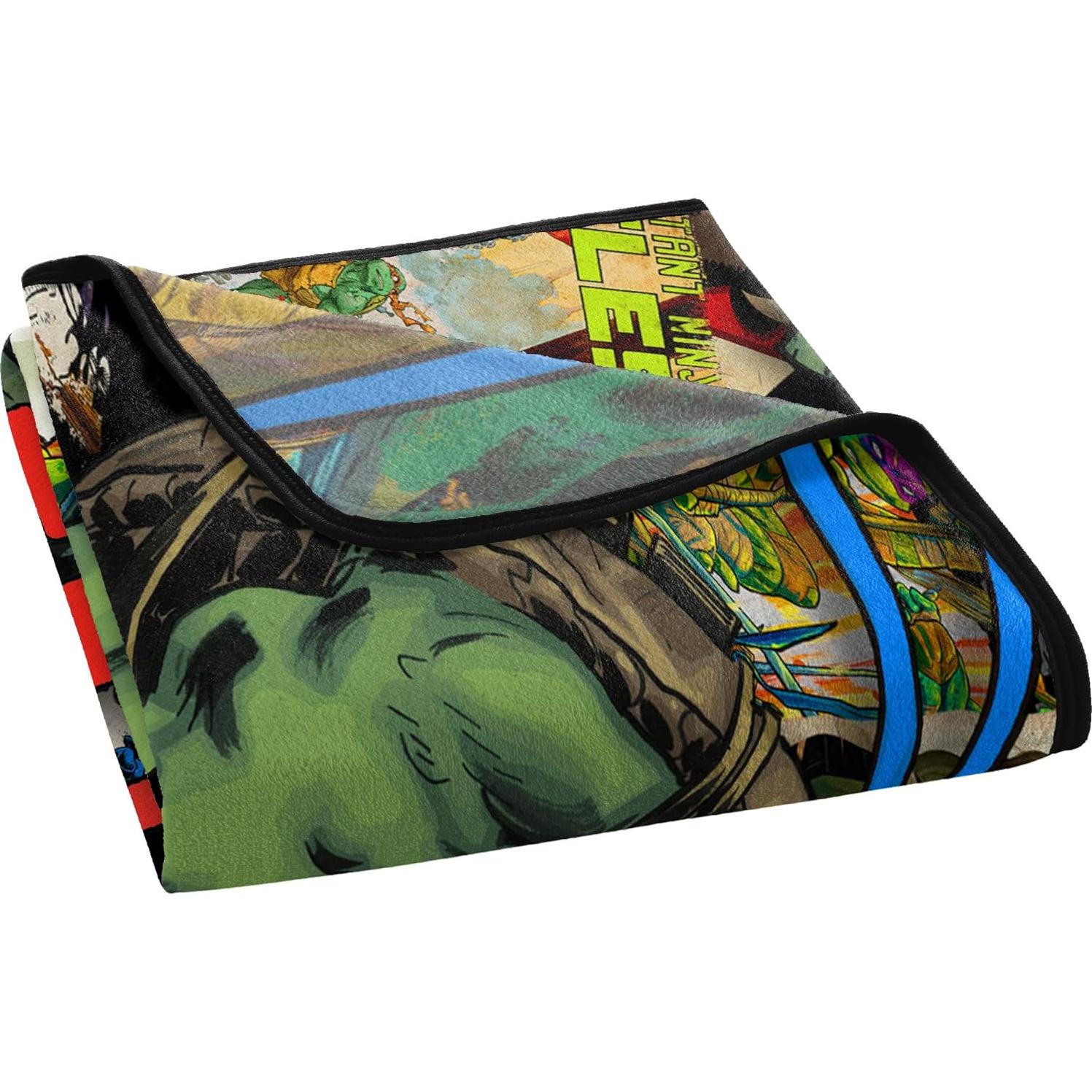 Manta Micro Raschel Tortugas Ninja Northwest 116x152 cm