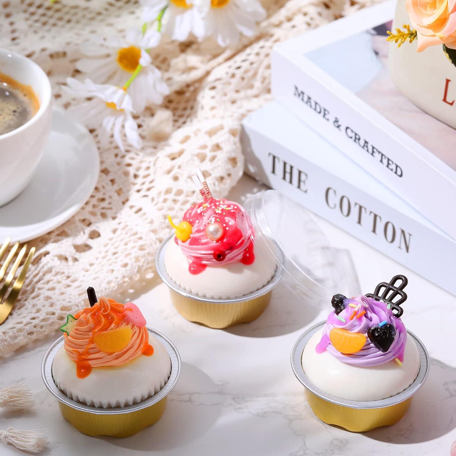 Contenedores de Aluminio Desechables Eaasty 150 Piezas 1.6 oz