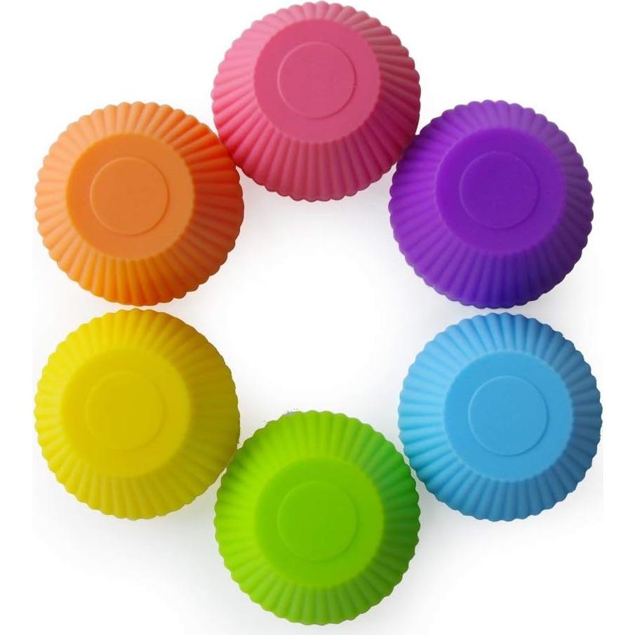 Tazas de Silicona Reutilizables Mirenlife 24 Piezas Mini 5 cm