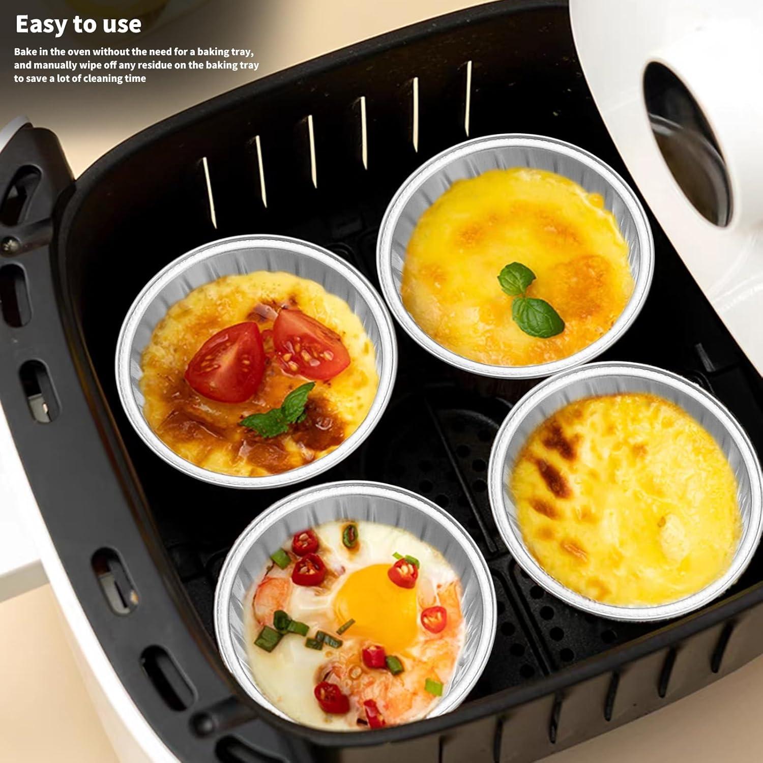 Copa de Pastel de Aluminio YOIYINI 50 Pcs 142g Azul