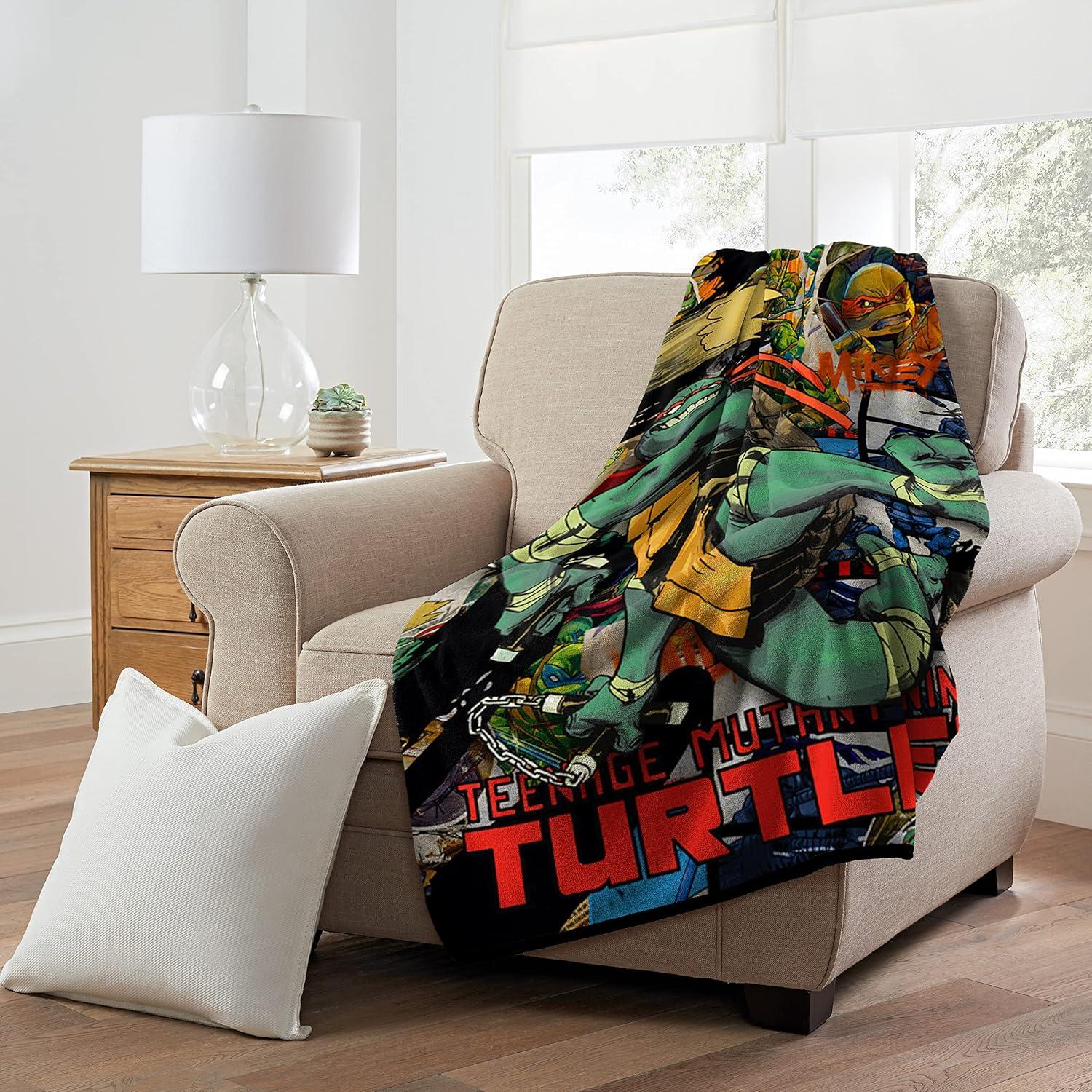 Manta Micro Raschel Northwest Tortugas Ninja 116x152 cm