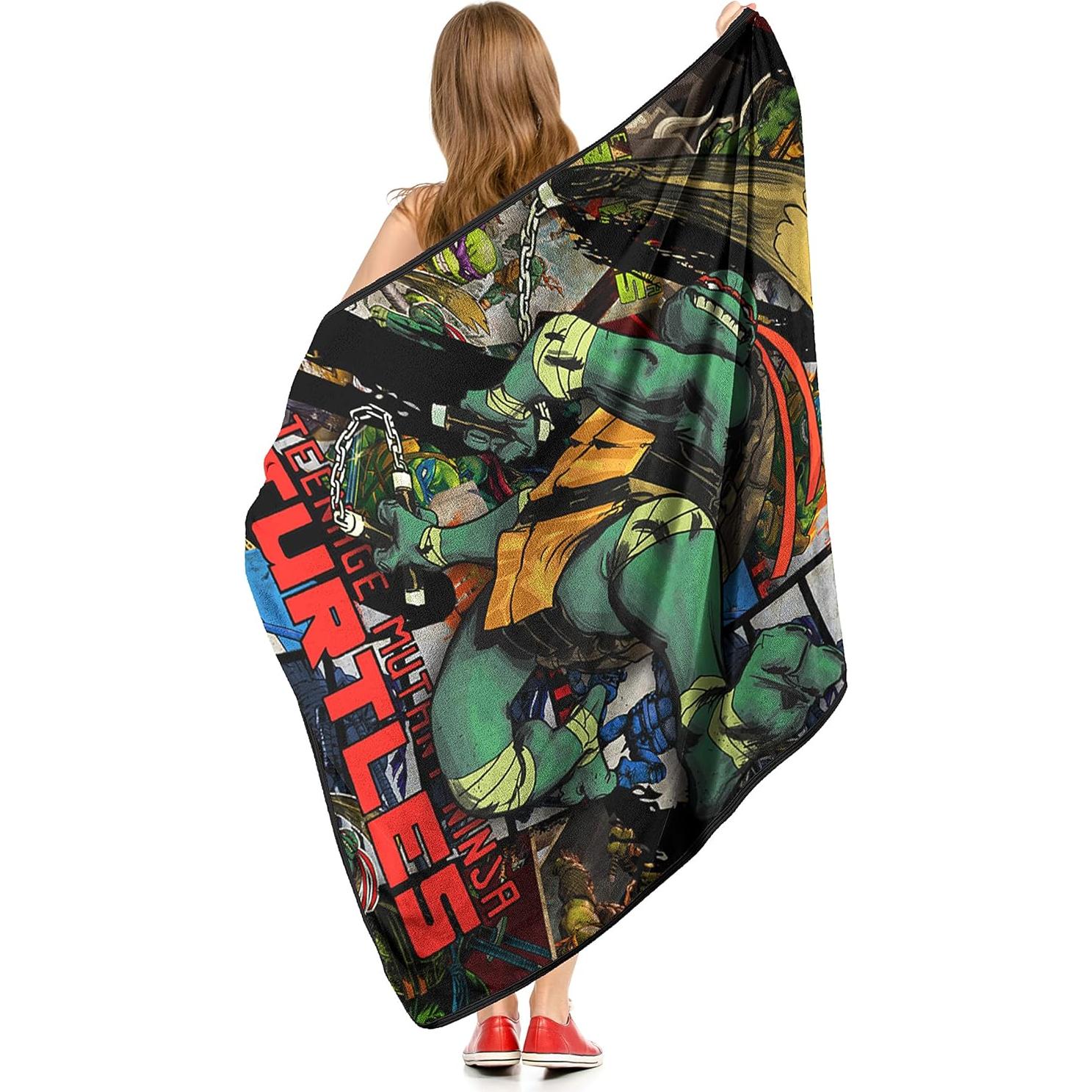 Manta Micro Raschel Northwest Tortugas Ninja 116x152 cm