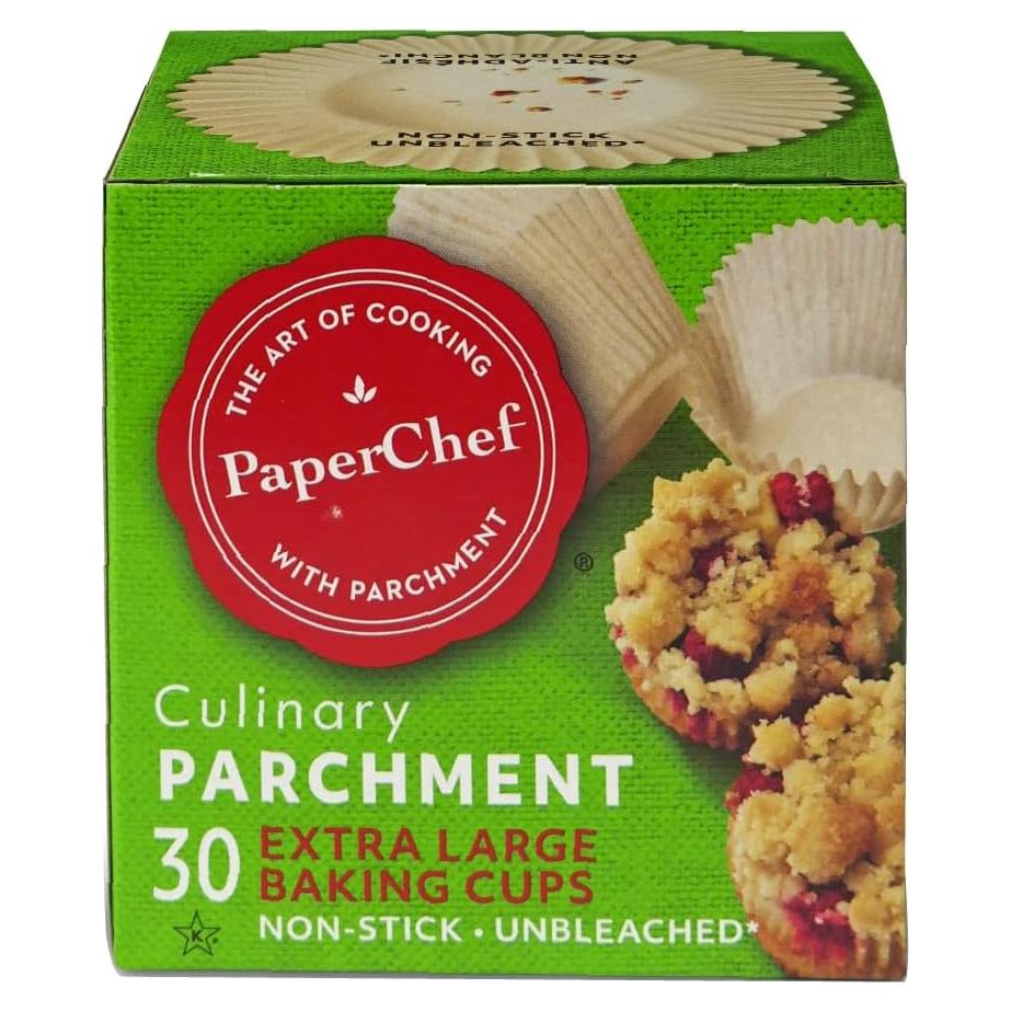 Tazas de Hornear de Papel Pergamino PaperChef 30 Unidades