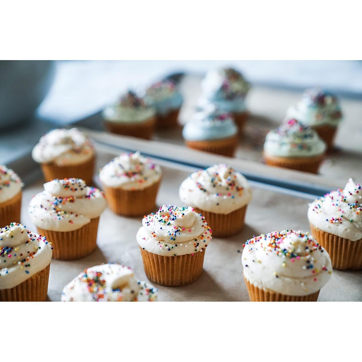 Tazas de Hornear Mini Si Te Importa - 90 Piezas - Papel Natural