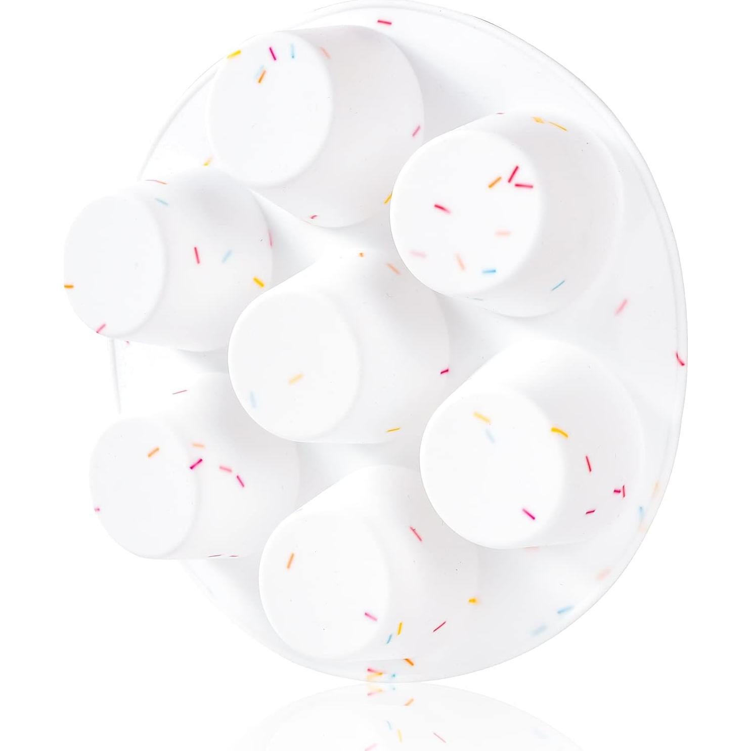 Molde de Silicona para Muffins SHEbaking 7 Tazas Multicolor