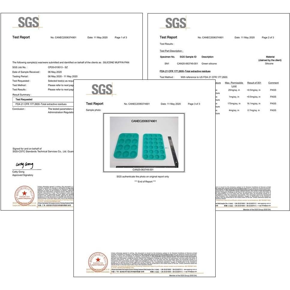 Molde de Silicona para Muffins CAKETIME 12 y 24 Tazas Antiadherente