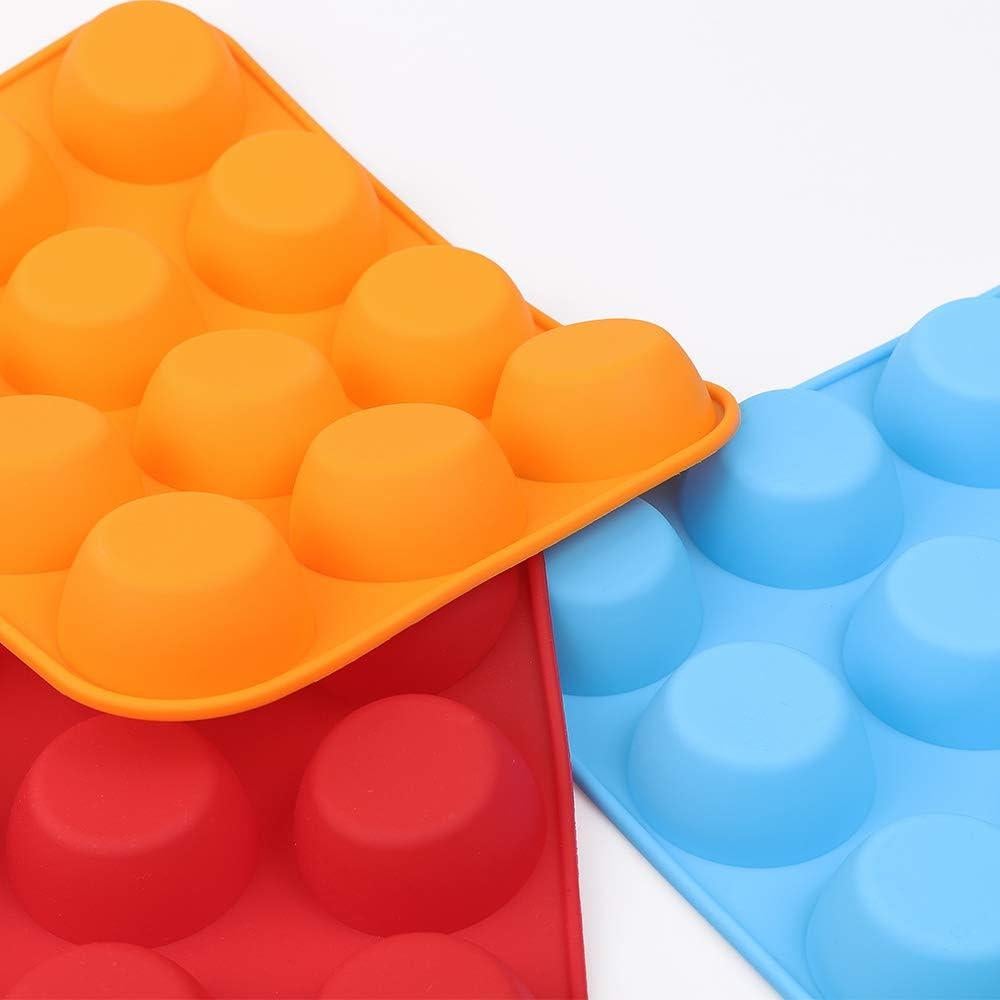 Molde de Silicona para Muffins Cozihom 12 Tazas Antiadherente