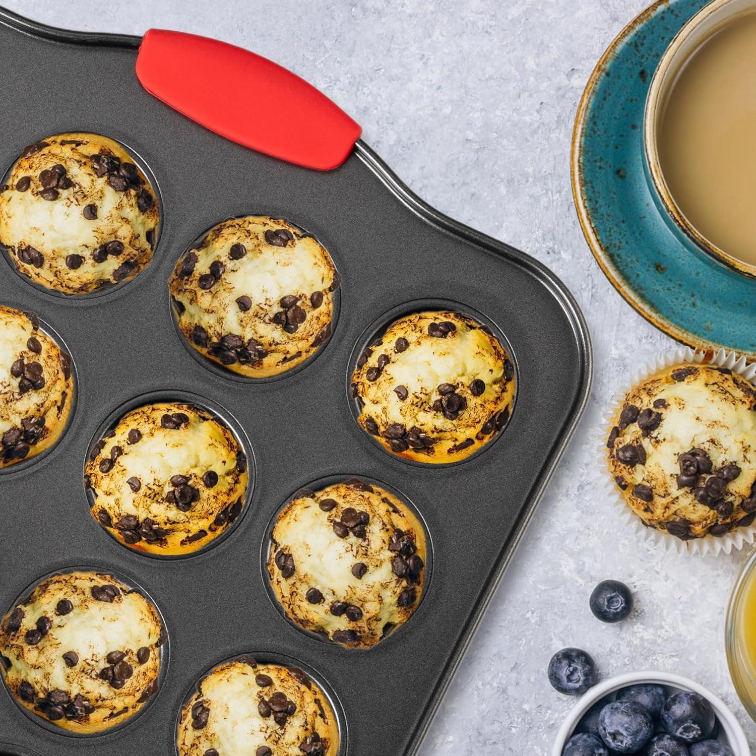 Molde para Mini Muffins Tiawudi 24 Cavidades Antiadherente