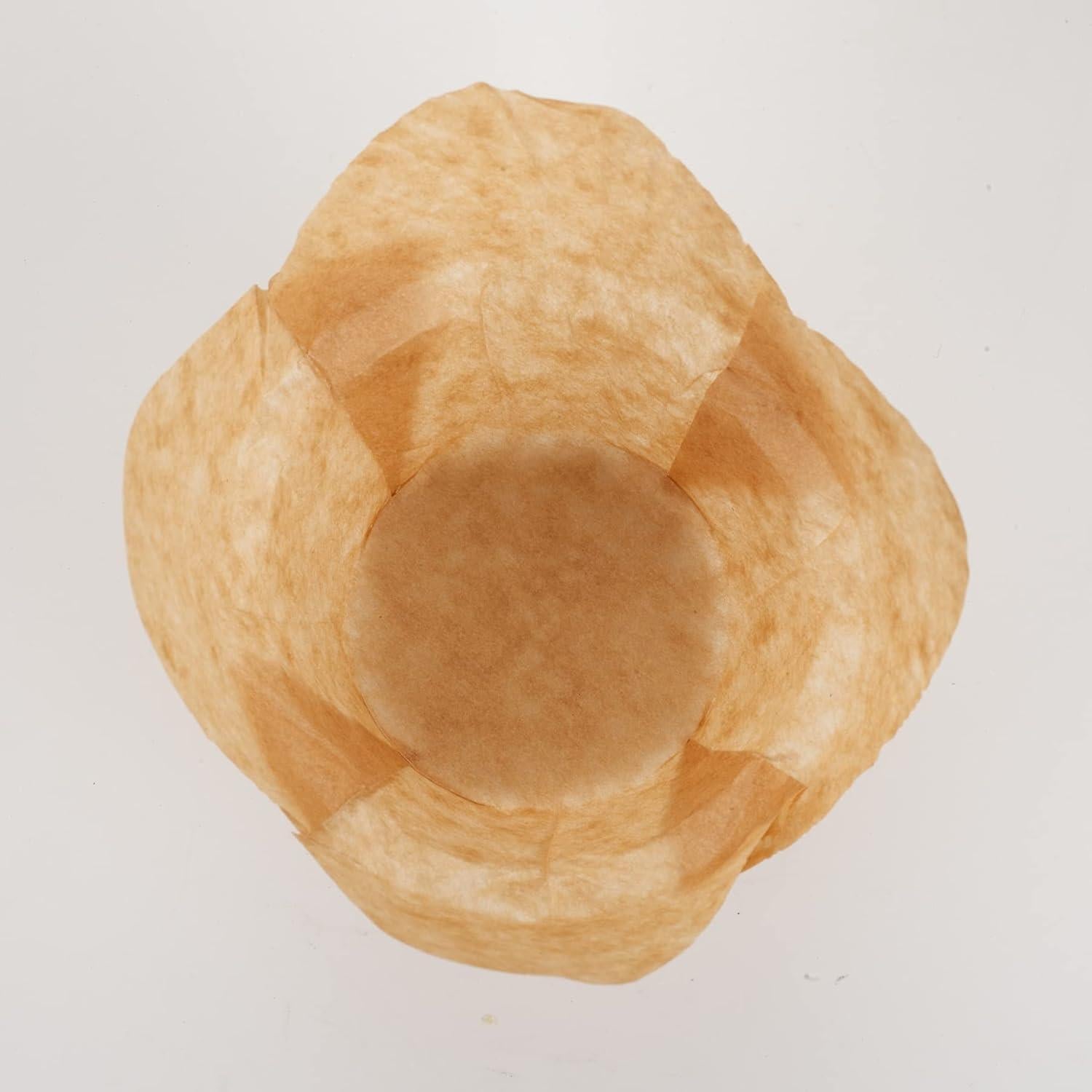 Forros de Tulipán para Cupcake Manzana Dorada 100 Pcs Natural