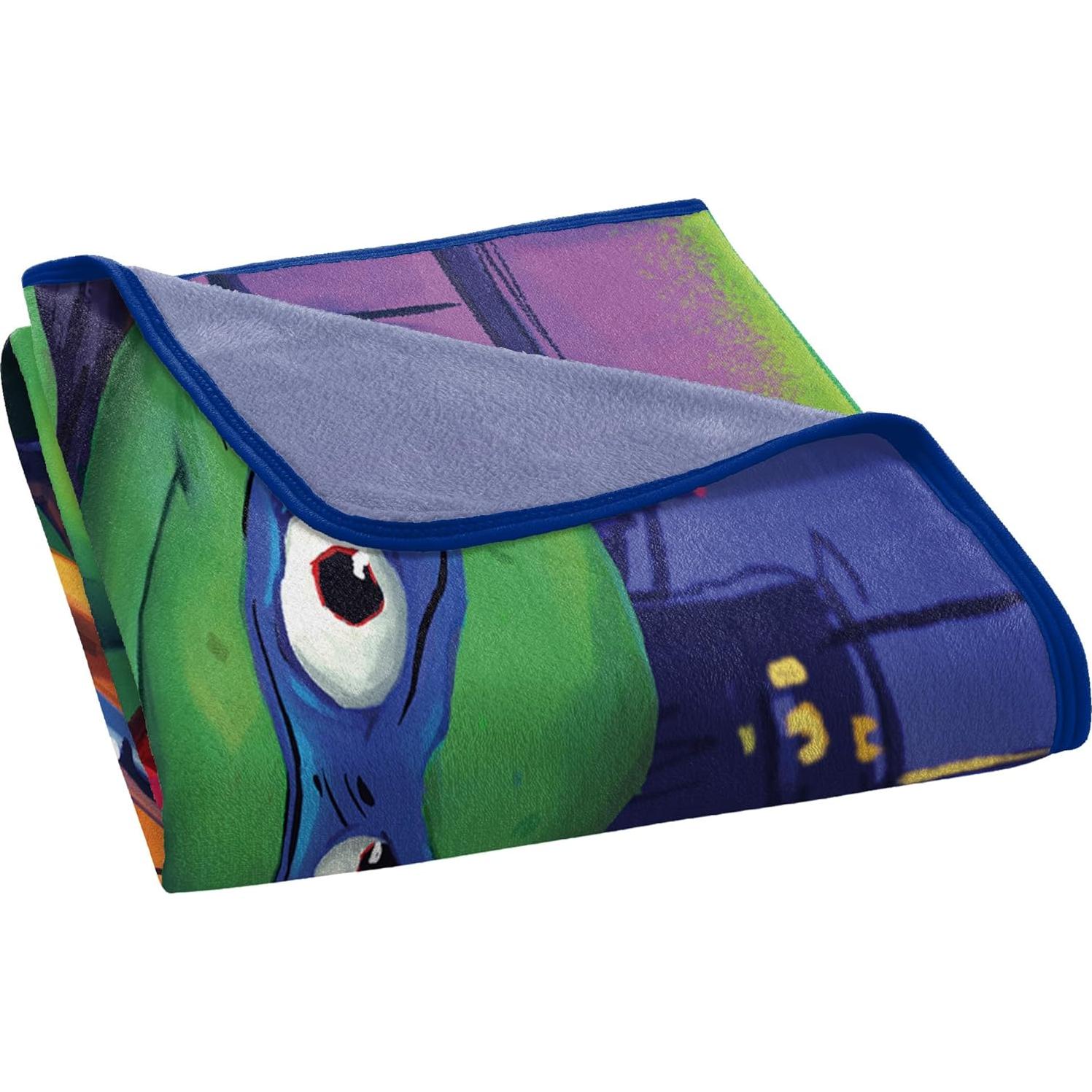 Manta Micro Raschel Tortugas Ninja Northwest 116x152 cm