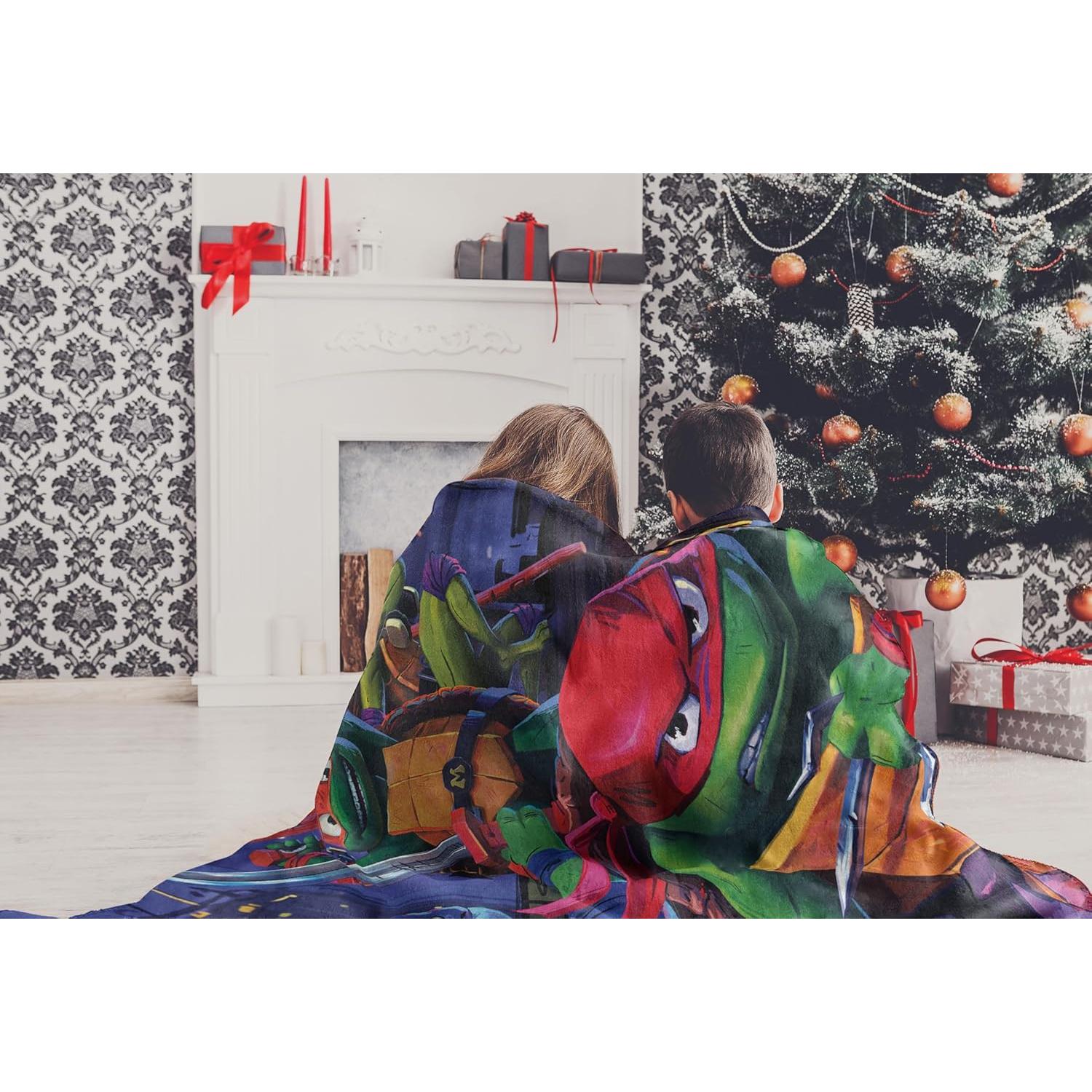 Manta Micro Raschel Tortugas Ninja Northwest 116x152 cm