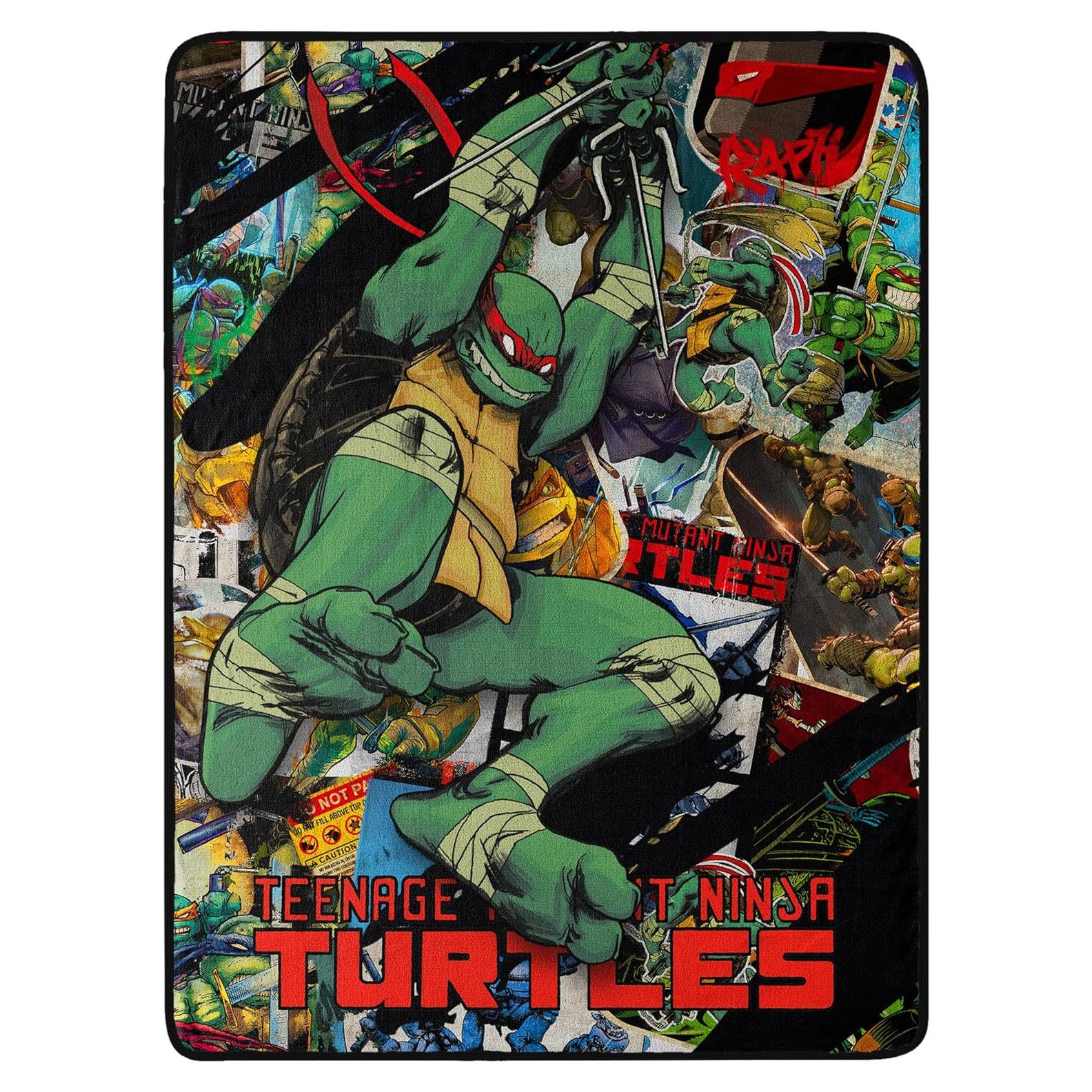 Manta Micro Raschel Tortugas Ninja Northwest 116x152 cm