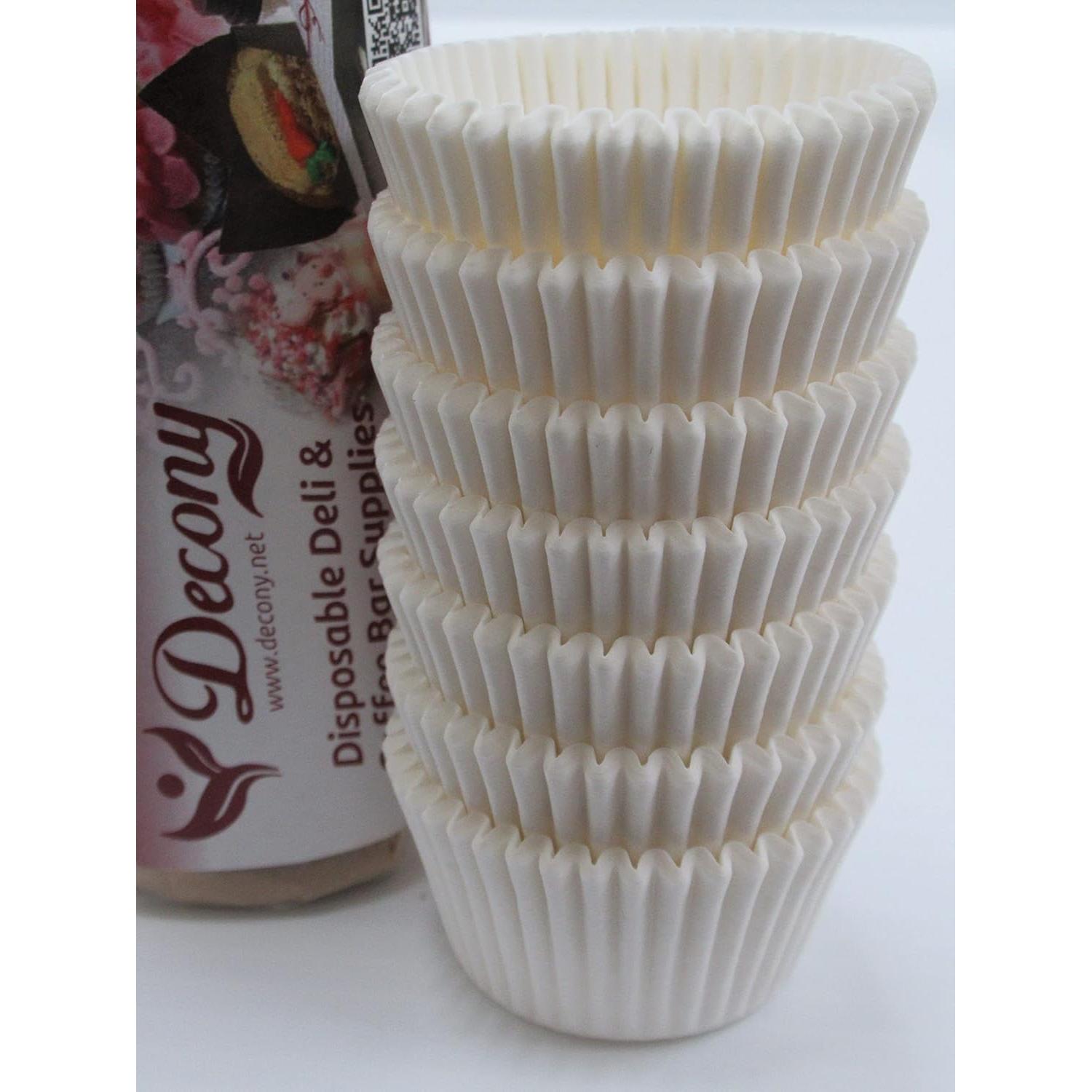 Mini Moldes de Papel para Cupcakes Decony 500 Unidades 3.5 oz