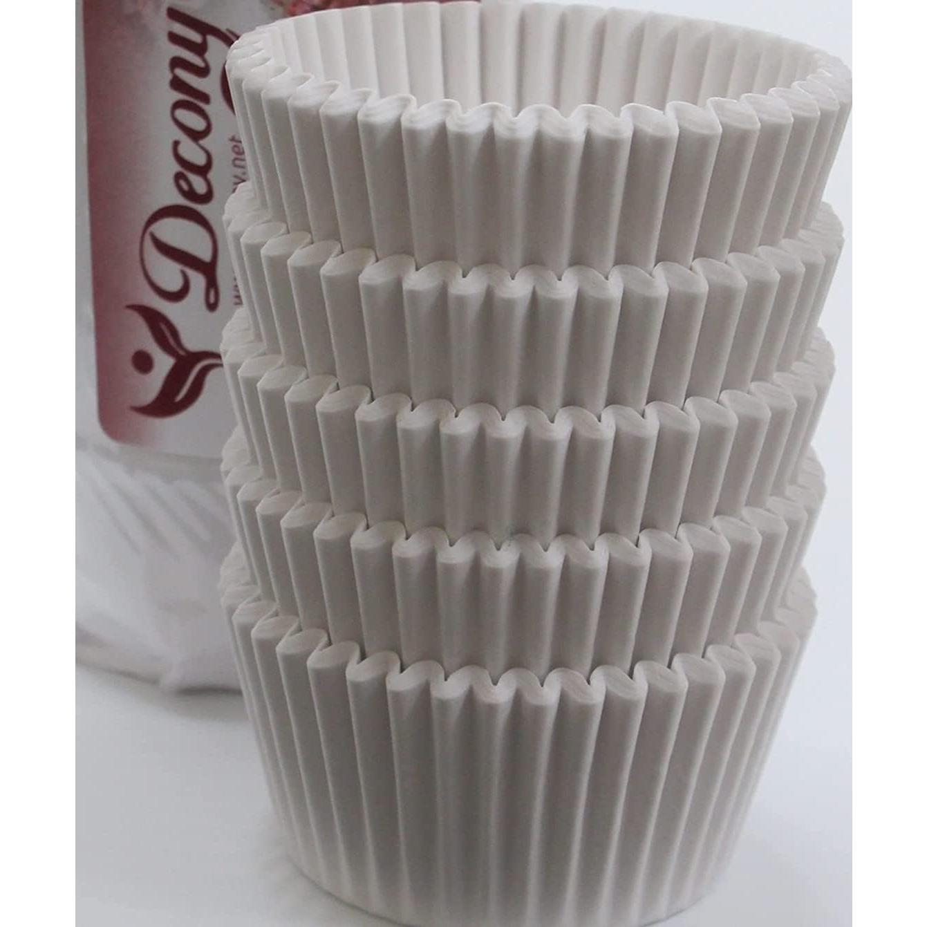 Mini Moldes de Papel para Cupcakes Decony 500 Unidades 3.5 oz