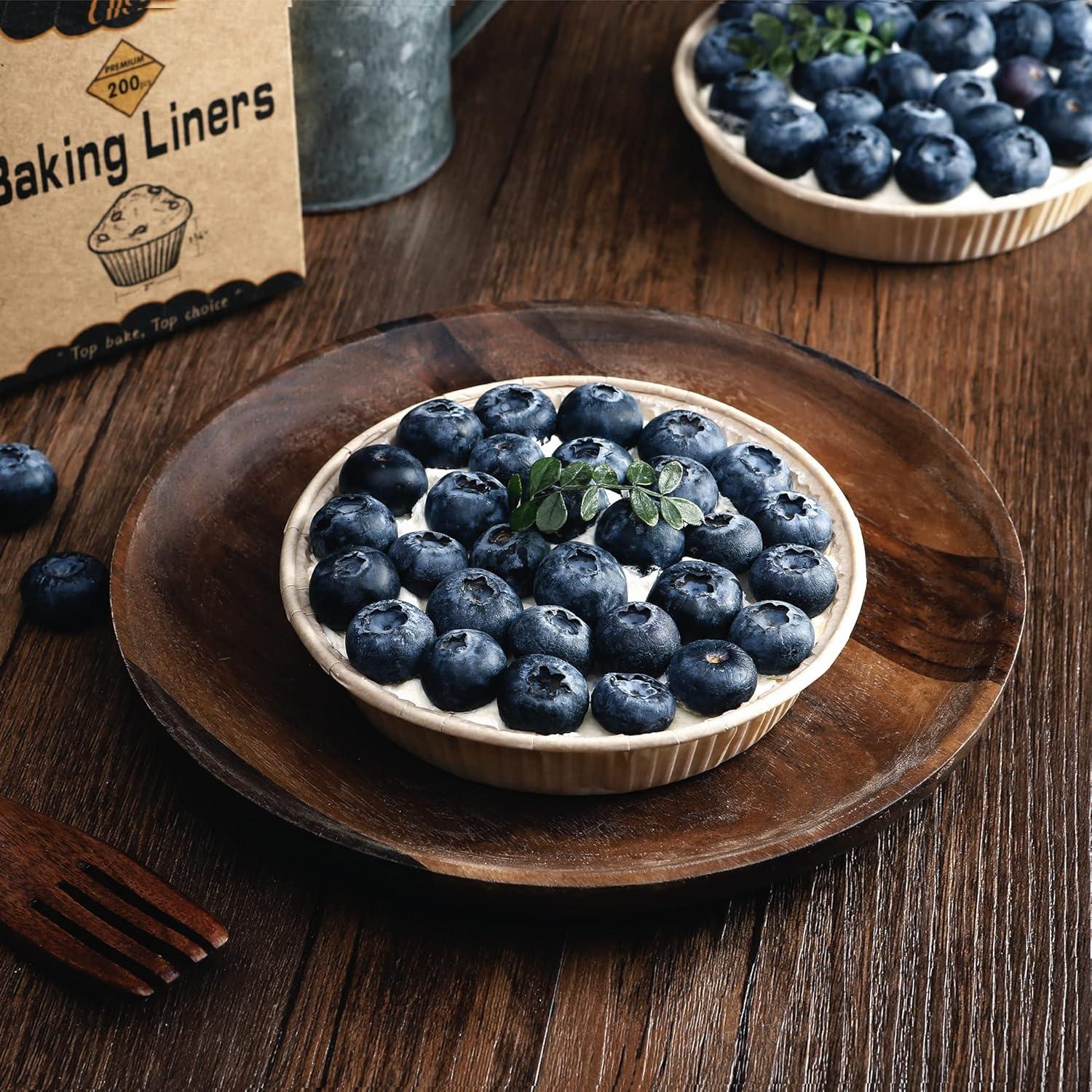 50 Moldes Mini Tartas Bake Choice 10.2 cm Antiadhesivos