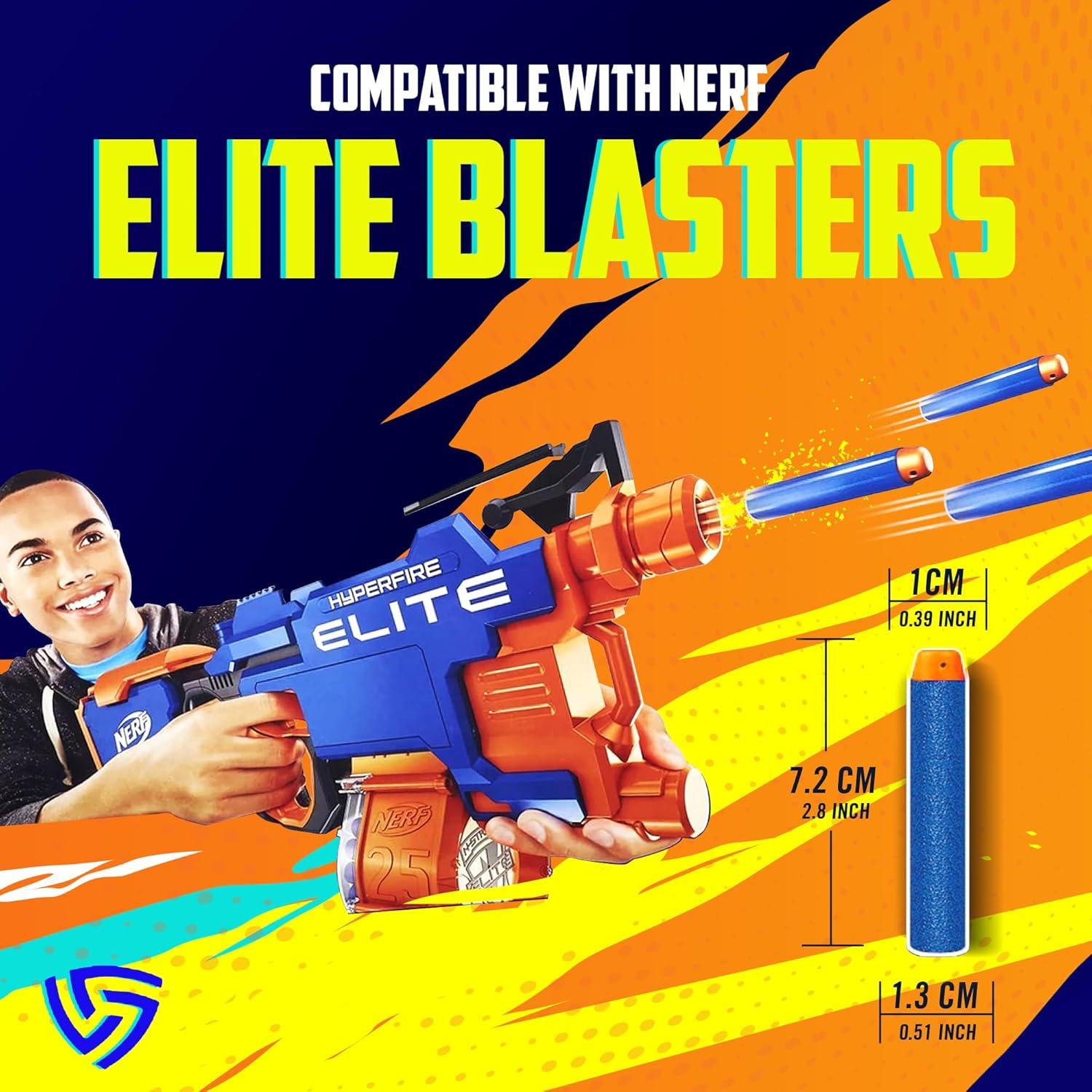 Dardos Nerf Ray Squad 300 CT Azules Compatibles Elite