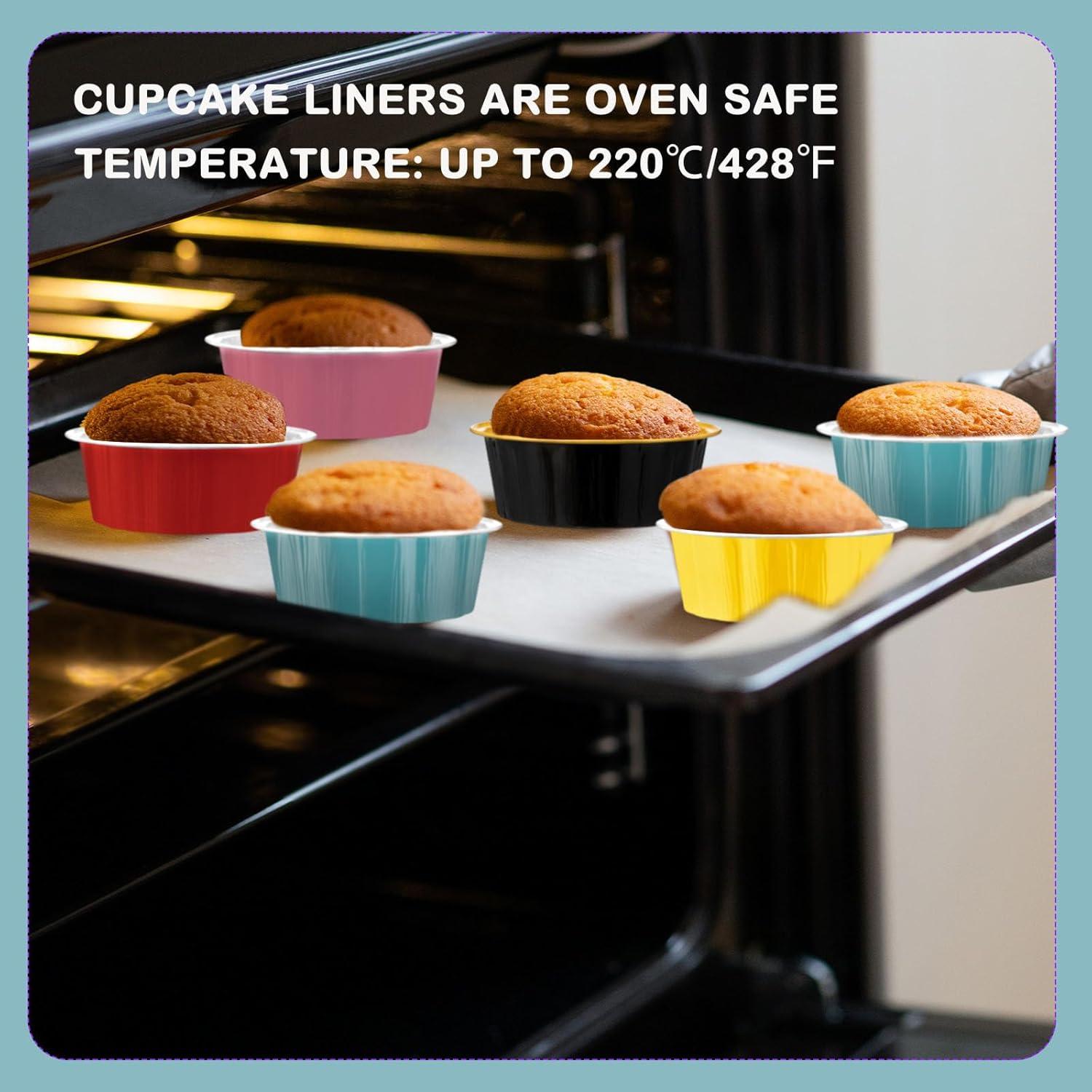 Paquete de 100 Ramekins Desechables Tessco 236.6 ml Aluminio