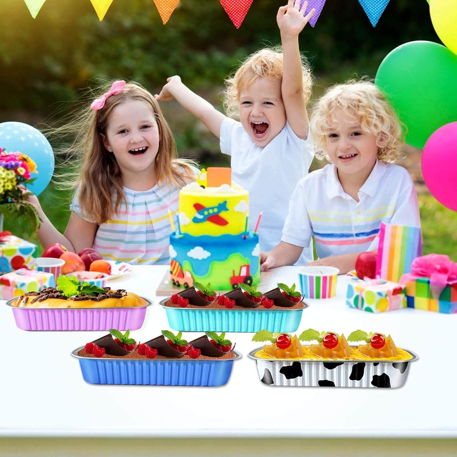 Moldes para Pasteles Mini JOYKLE con Tapas - Paquete de 50