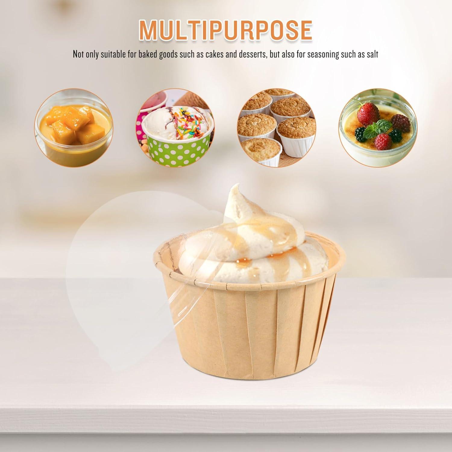 Moldes para Hornear NOLITOY 50 Pcs Cupcake con Tapa