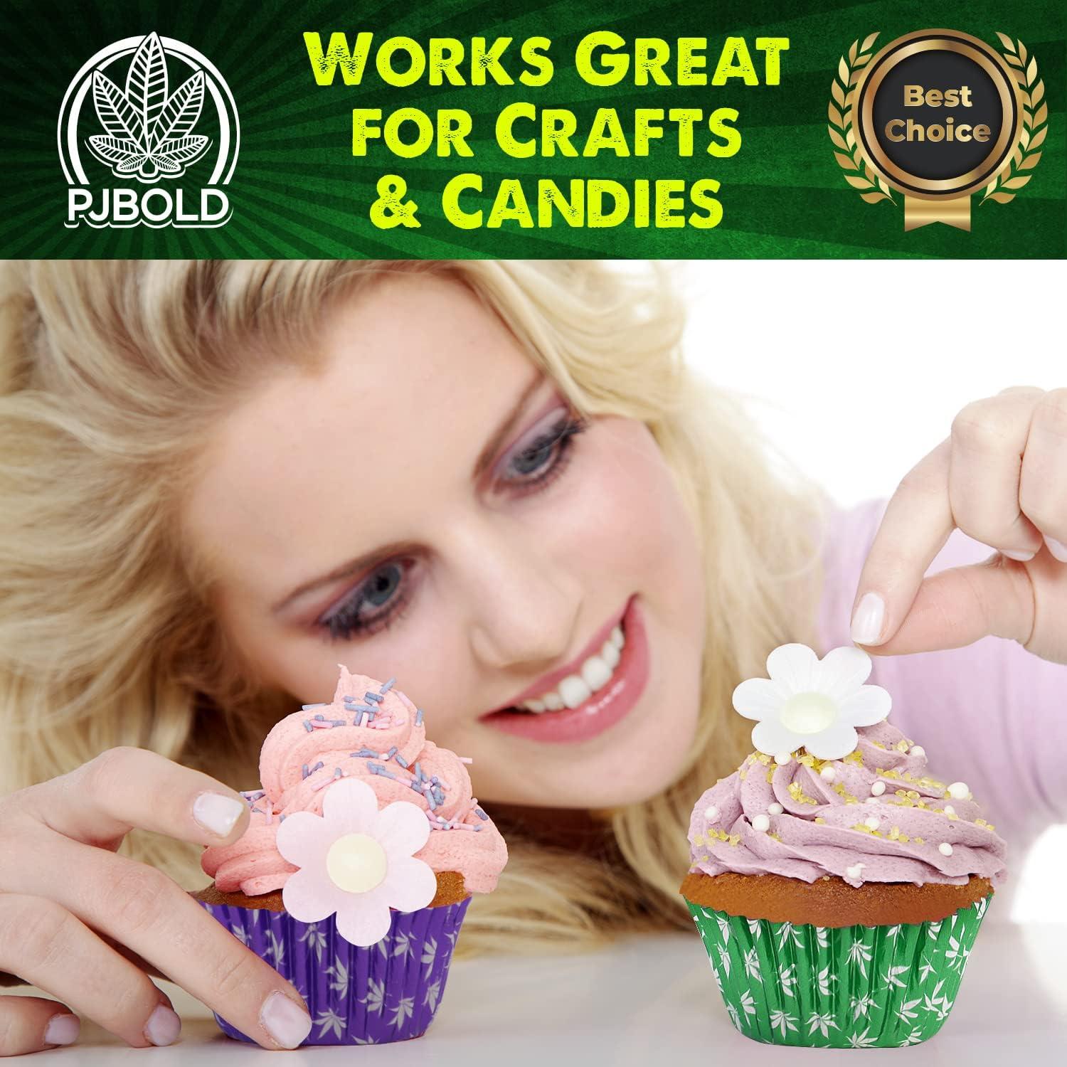 Forros de Cupcake Desechables PJ Bold Verde 100 Unidades
