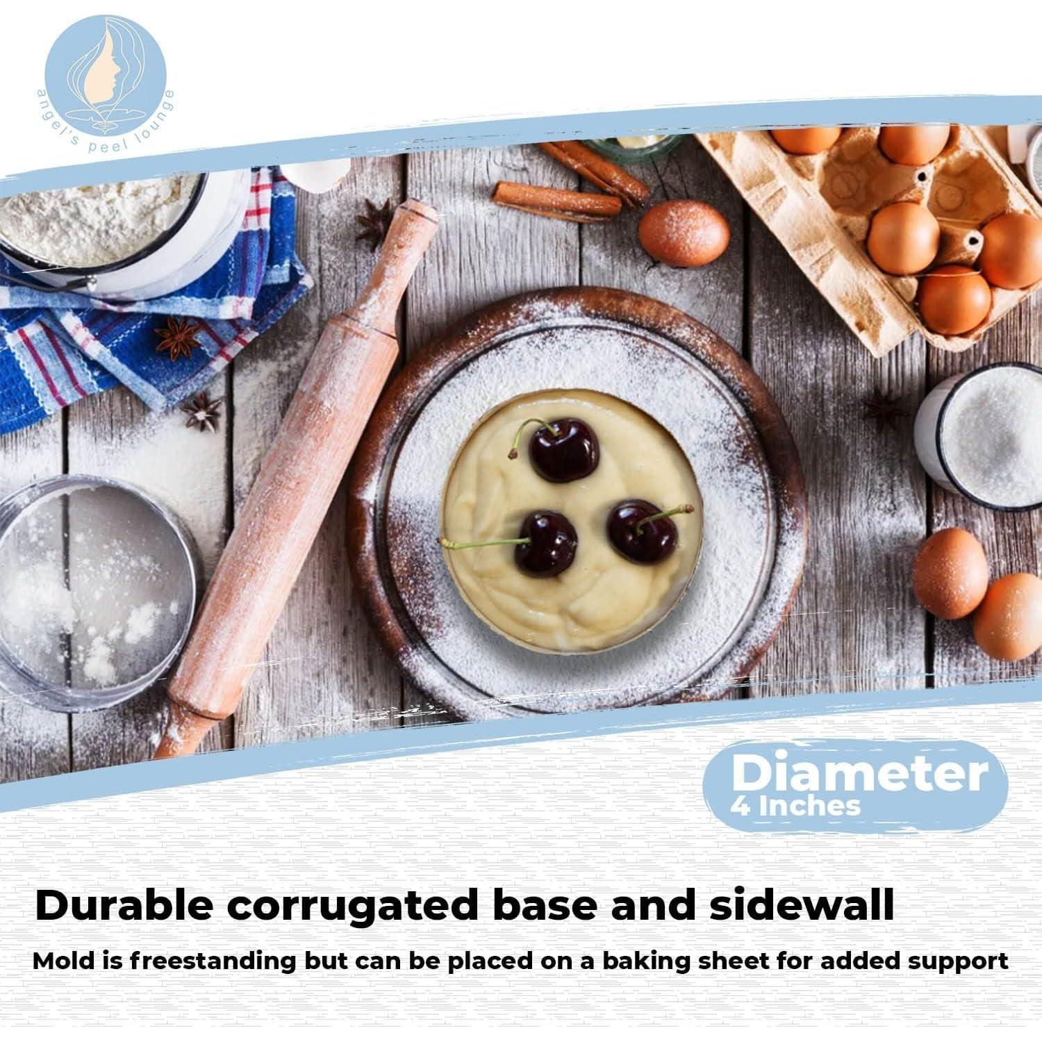 Moldes de Papel para Hornear Angel's Peel Lounge 30 Pzs 10.16 cm