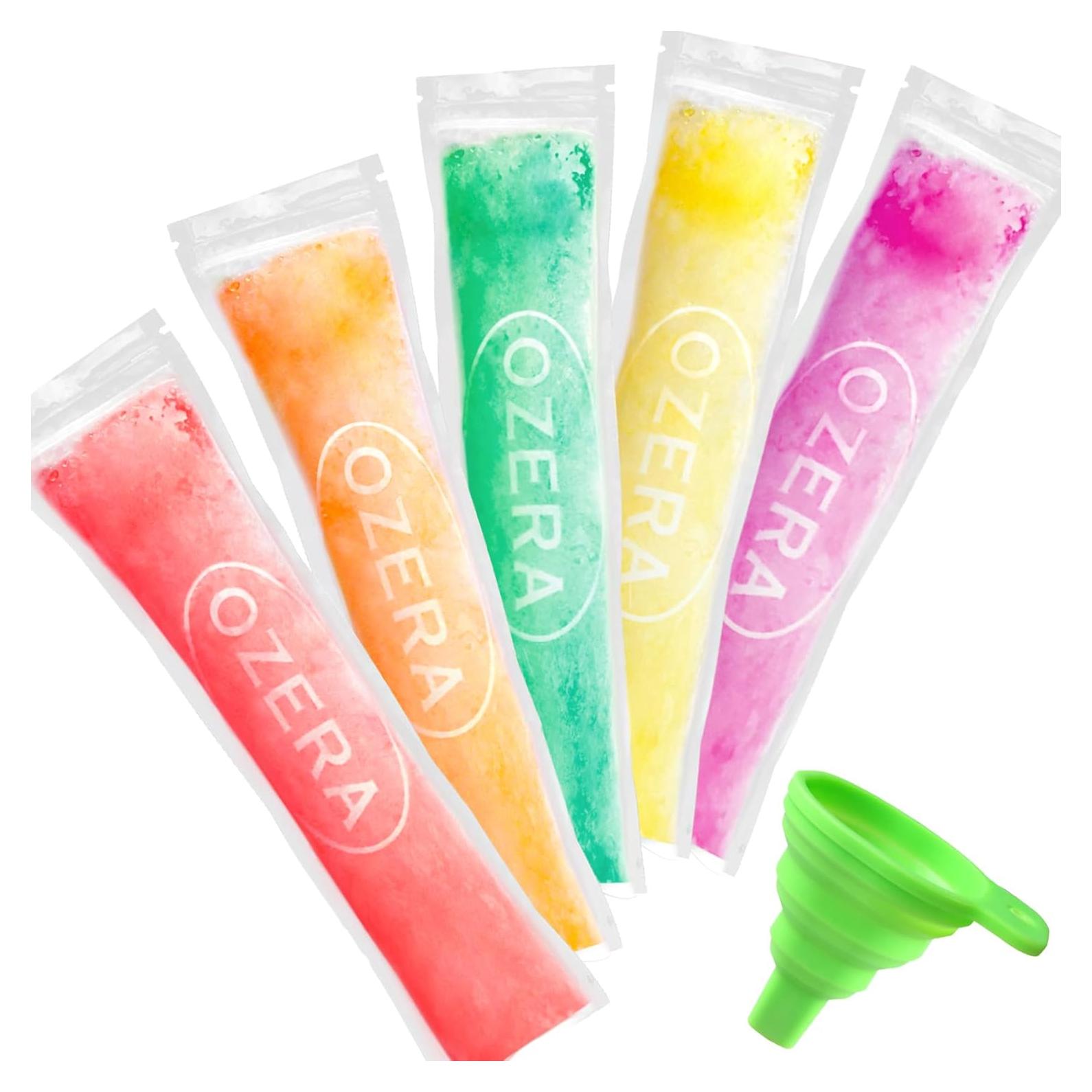 Paquete de 150 Bolsas de Paletas Ozera 5x22cm con Cremallera