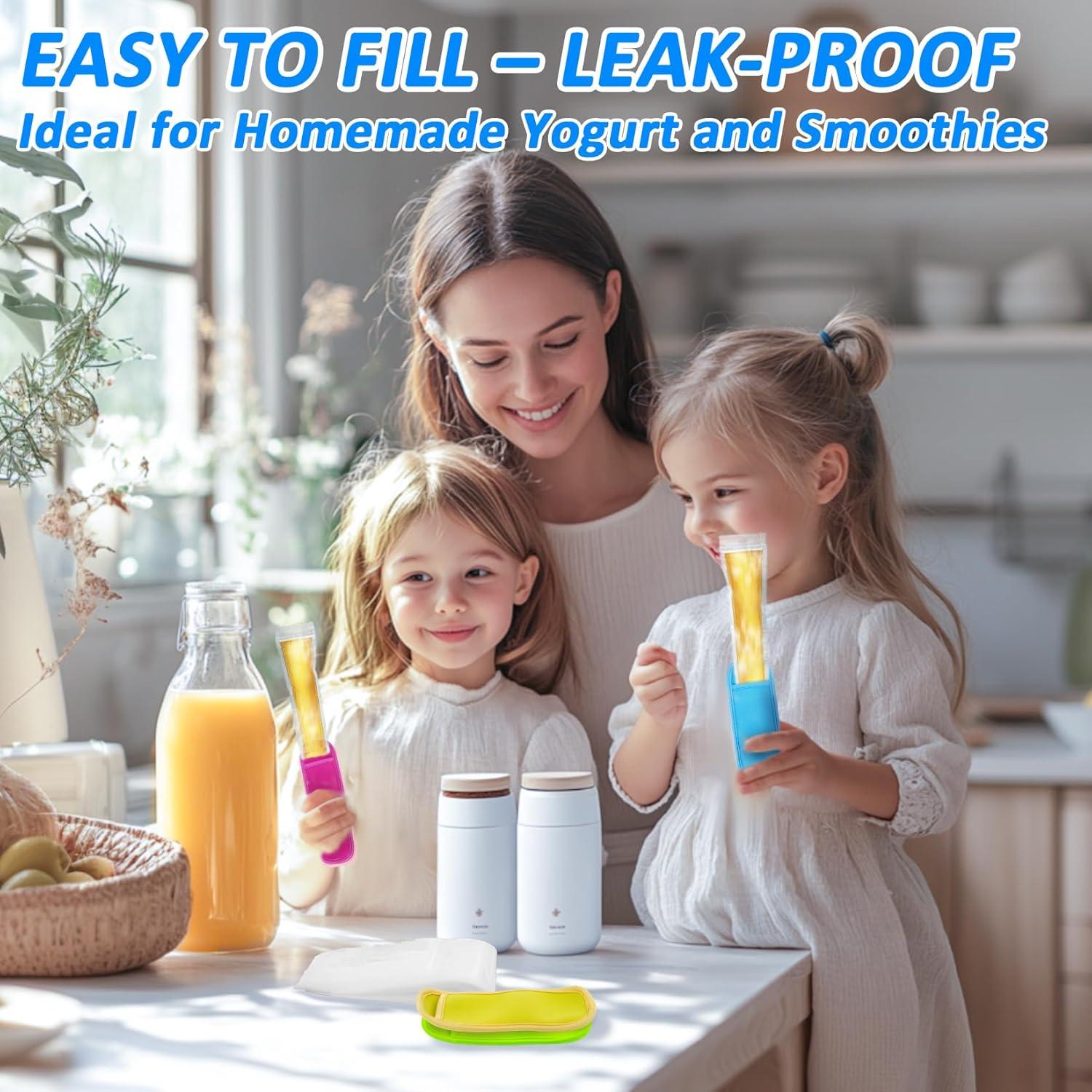 105 Moldes de Paletas RAINFLOW + 5 Fundas + 100 Bolsas Desechables