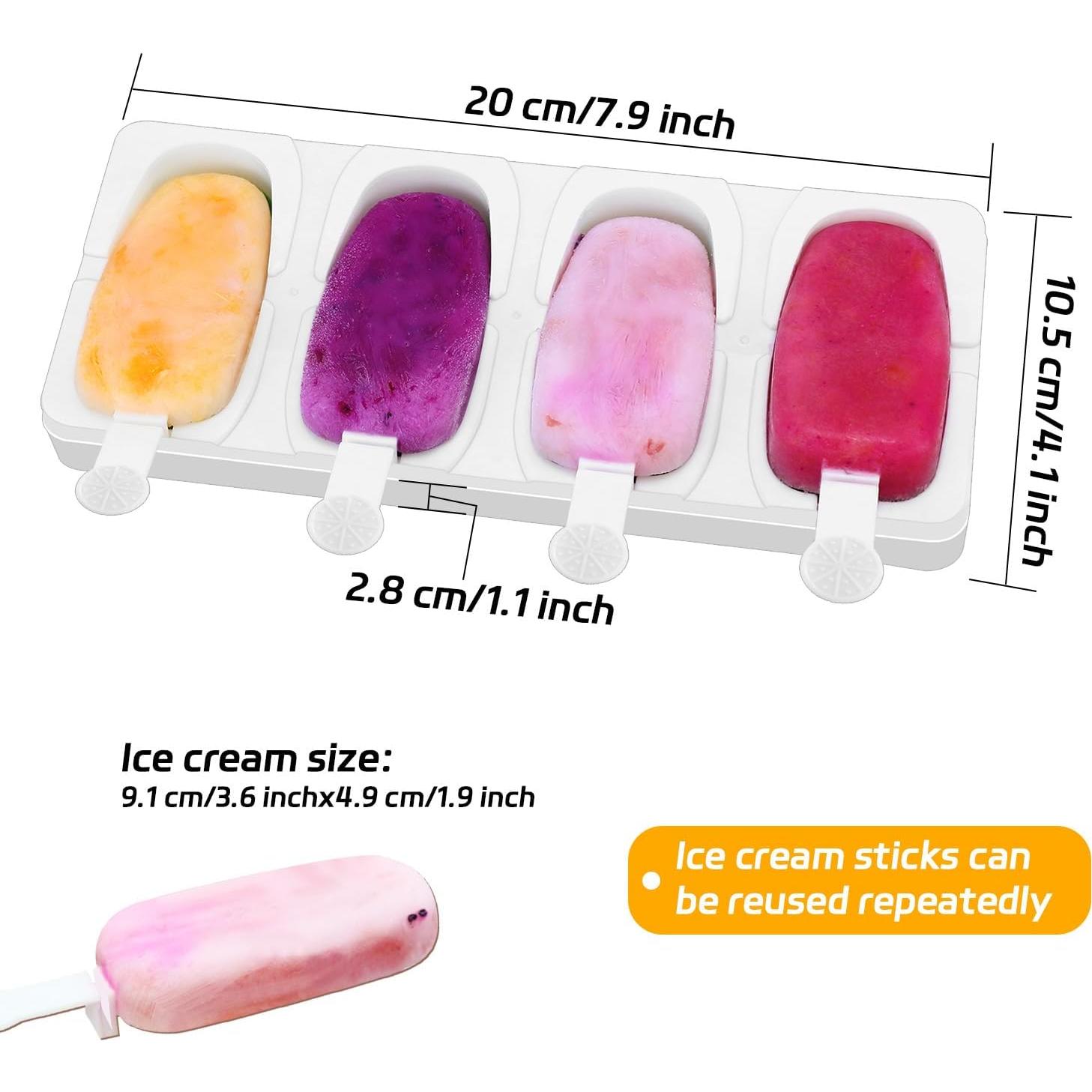 Moldes de Paletas Apilables Alinana - 2 Piezas Sin BPA