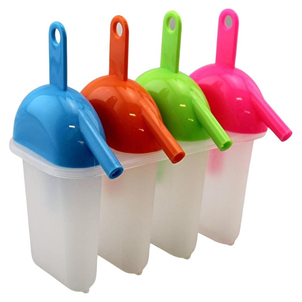 Molde de Paletas de Hielo Dependable 4 Piezas BPA Libre