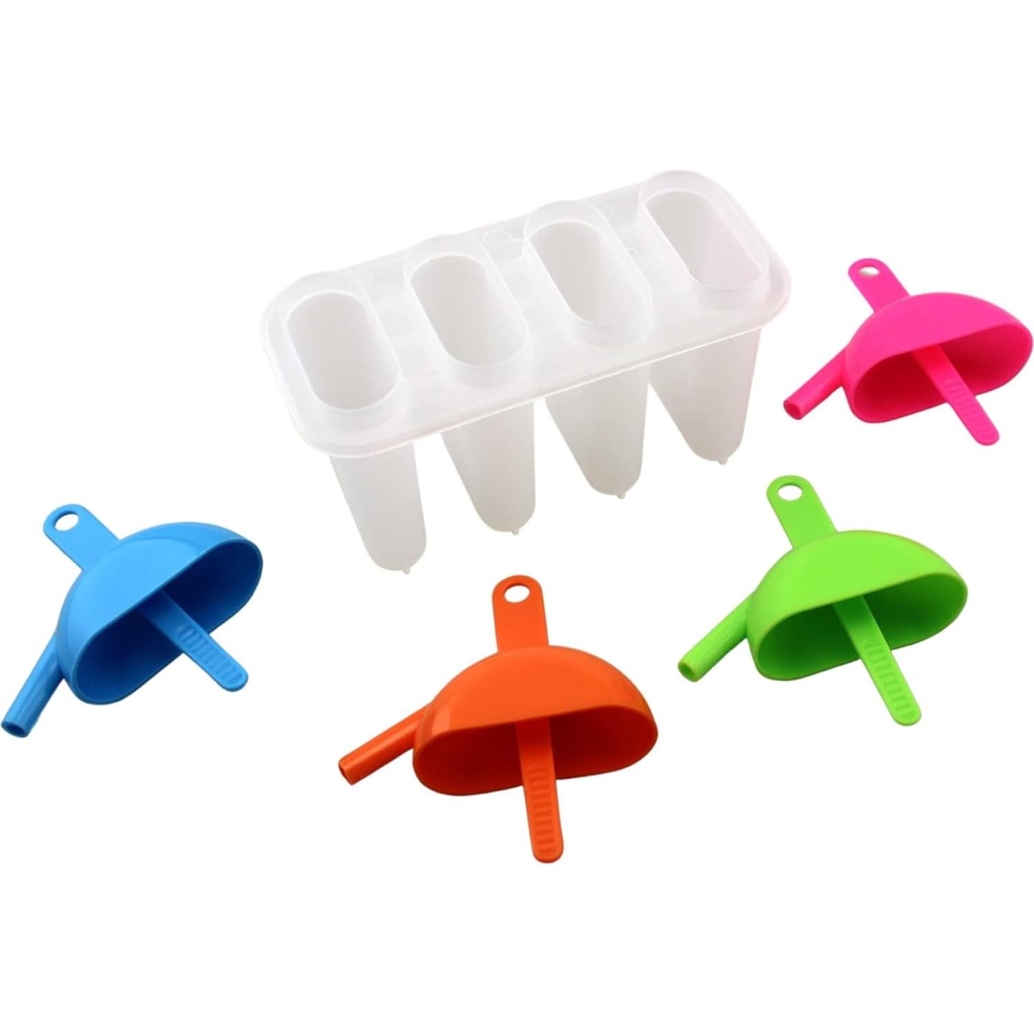 Molde de Paletas de Hielo Dependable 4 Piezas BPA Libre
