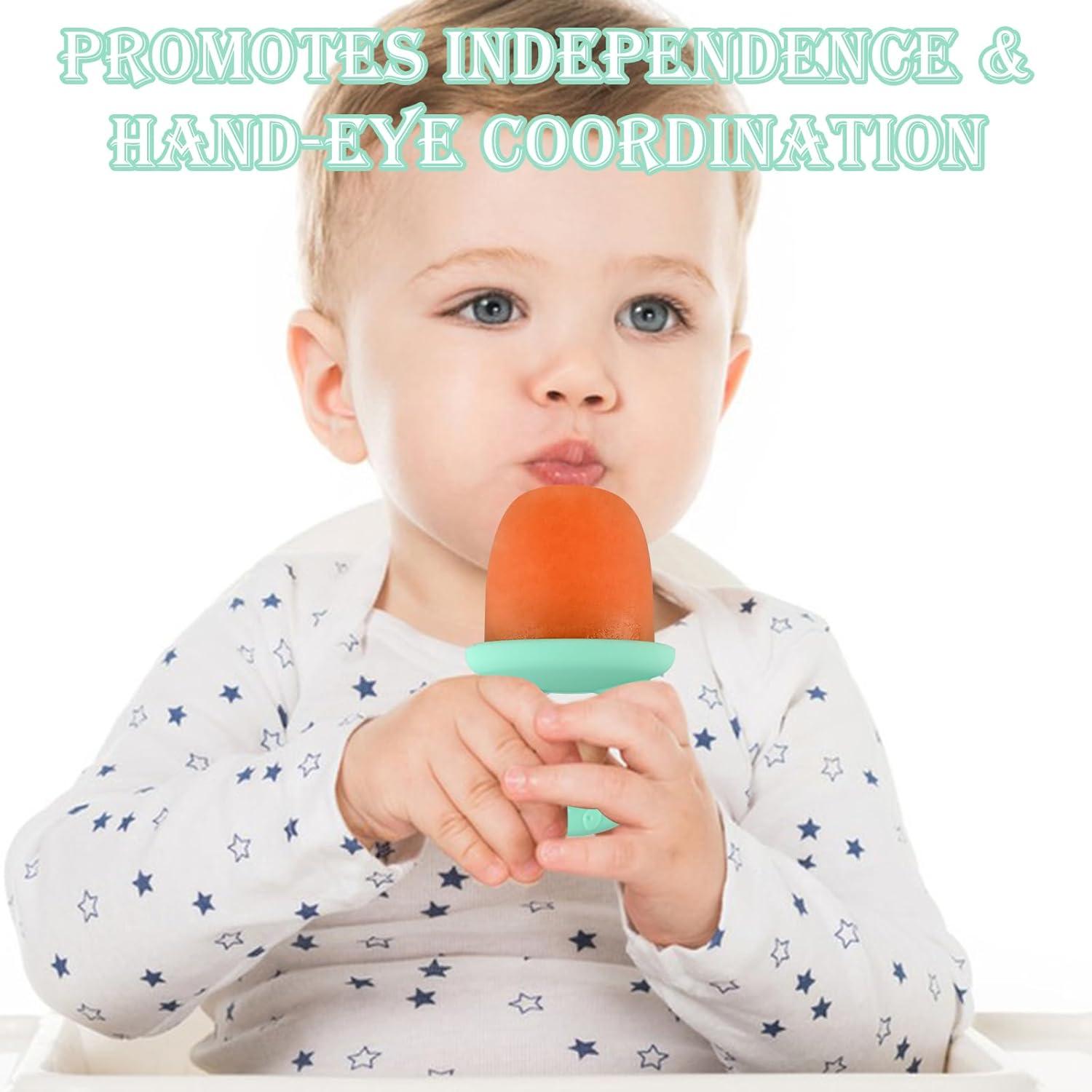 Molde de Paletas de Silicona Sakolla Verde para Niños 6 Cavidades