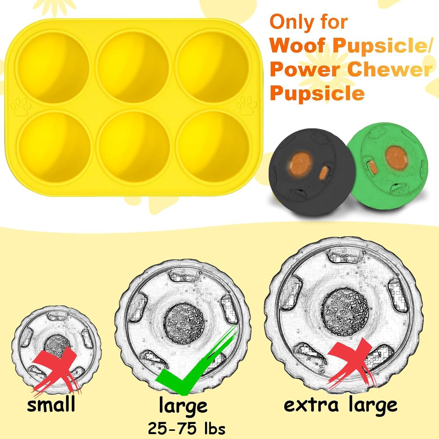 Moldes de Silicona para Golosinas de Perro BABORUI 6 Cavidades