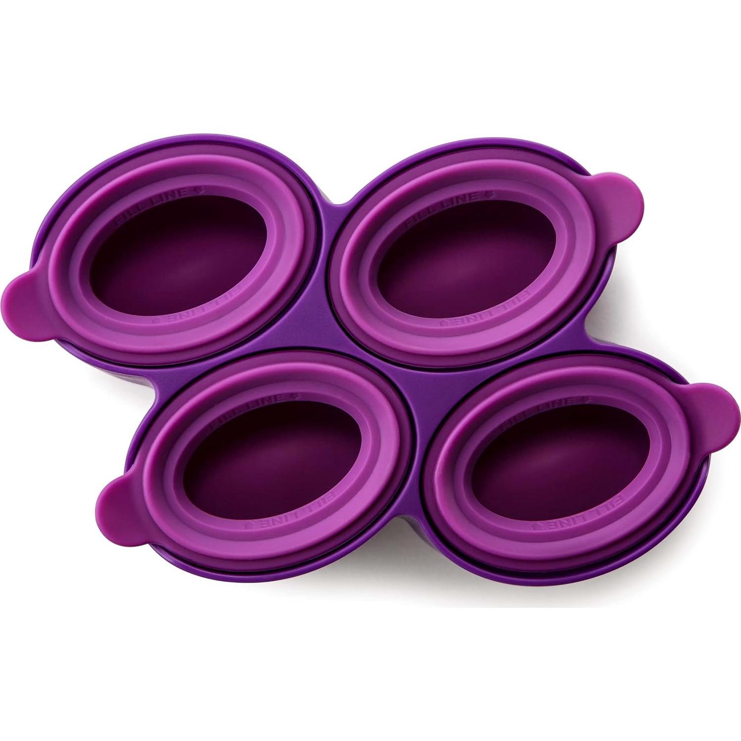 Moldes de Paletas Redondas ZOKU - 4 Silicona 103.5 ml