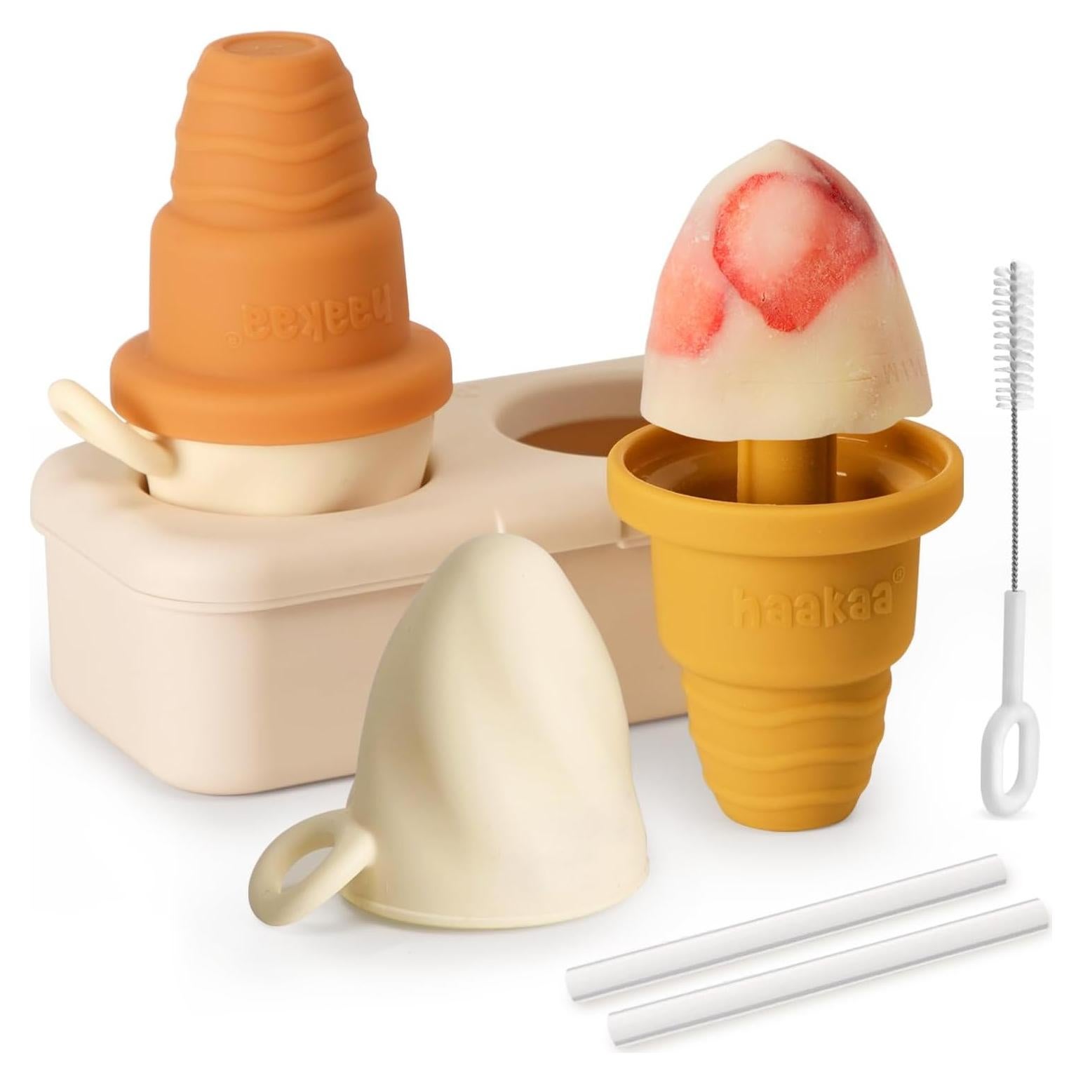 Moldes de Silicona para Helados Haakaa - Reutilizables y BPA Free