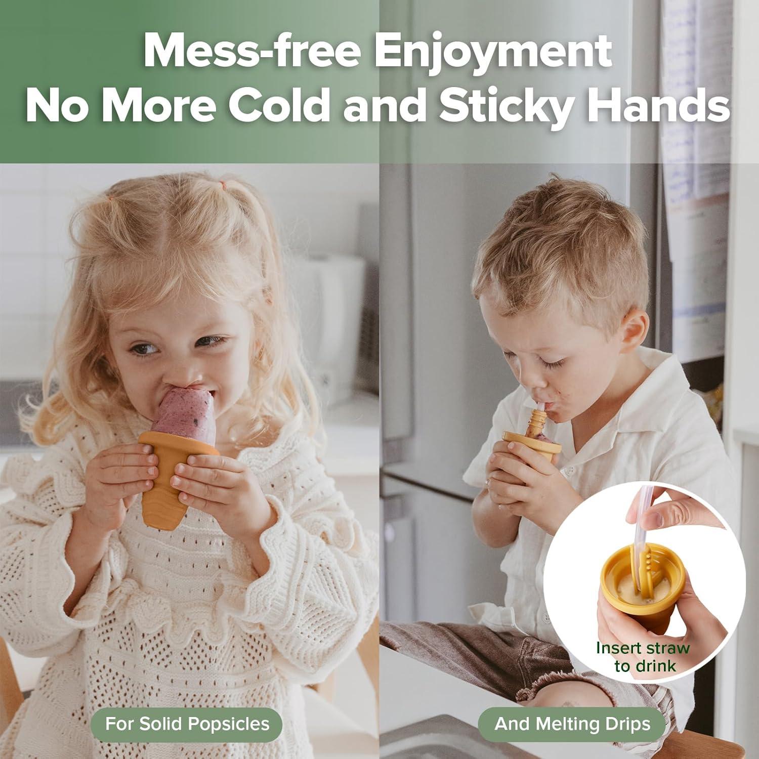 Moldes de Silicona para Helados Haakaa - Reutilizables y BPA Free