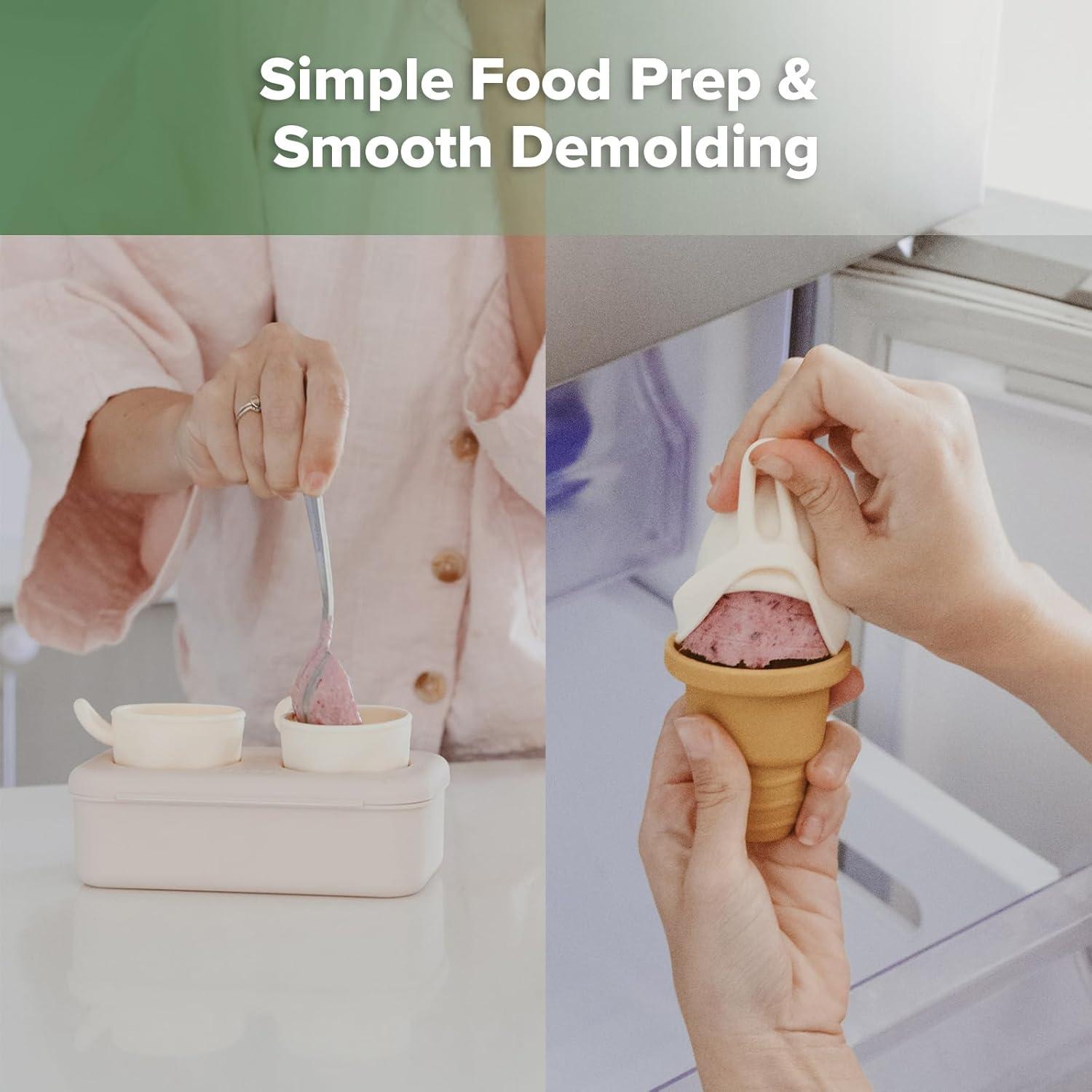 Moldes de Silicona para Helados Haakaa - Reutilizables y BPA Free