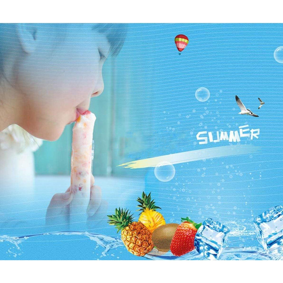 120 Bolsas de Paletas de Hielo WYLSY 27.94x5.08cm con Cierre