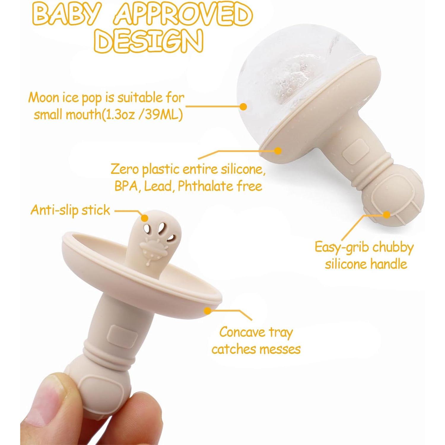 Moldes de Paletas de Silicona Socub - 4 Cavidades para Bebés