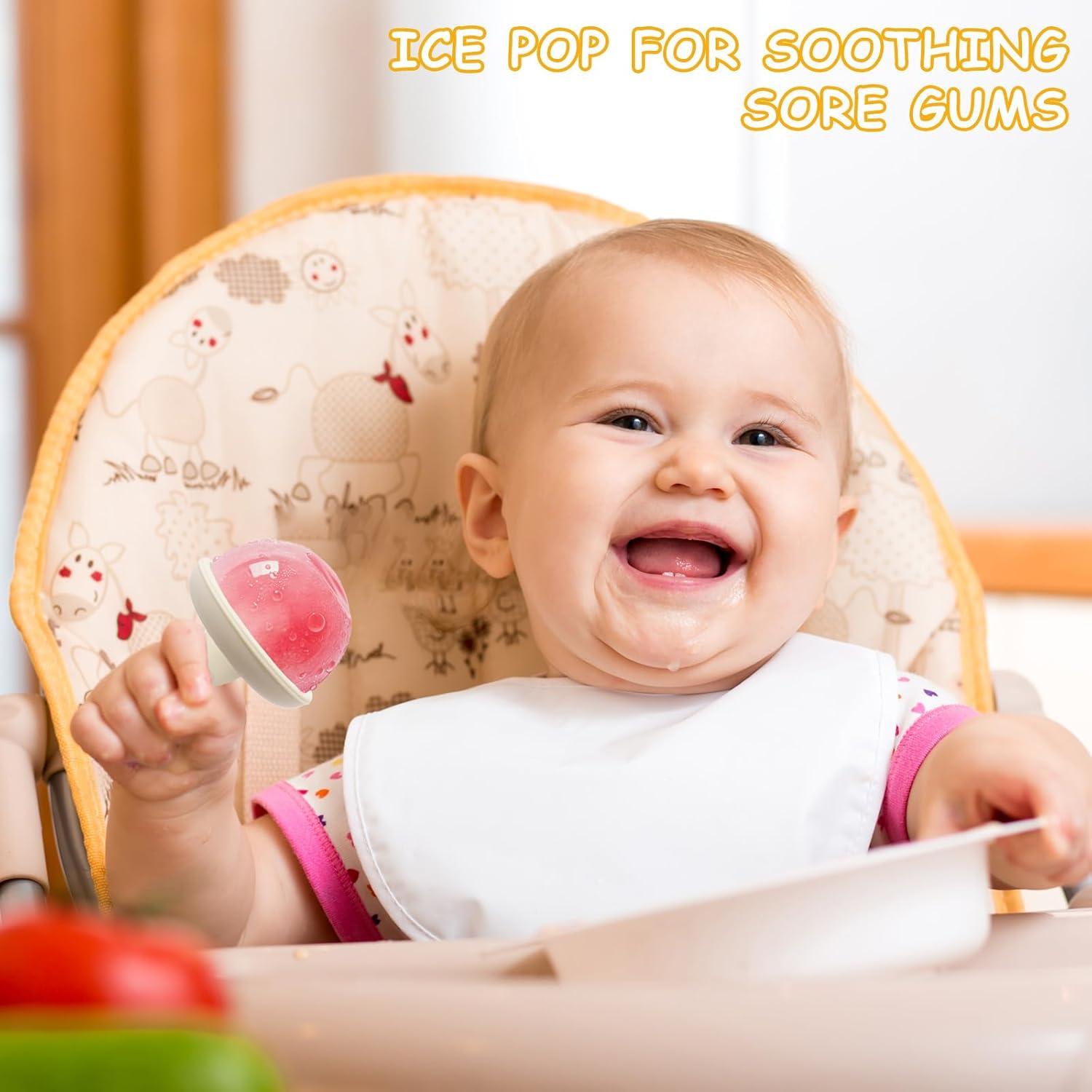 Moldes de Paletas de Silicona Socub - 4 Cavidades para Bebés