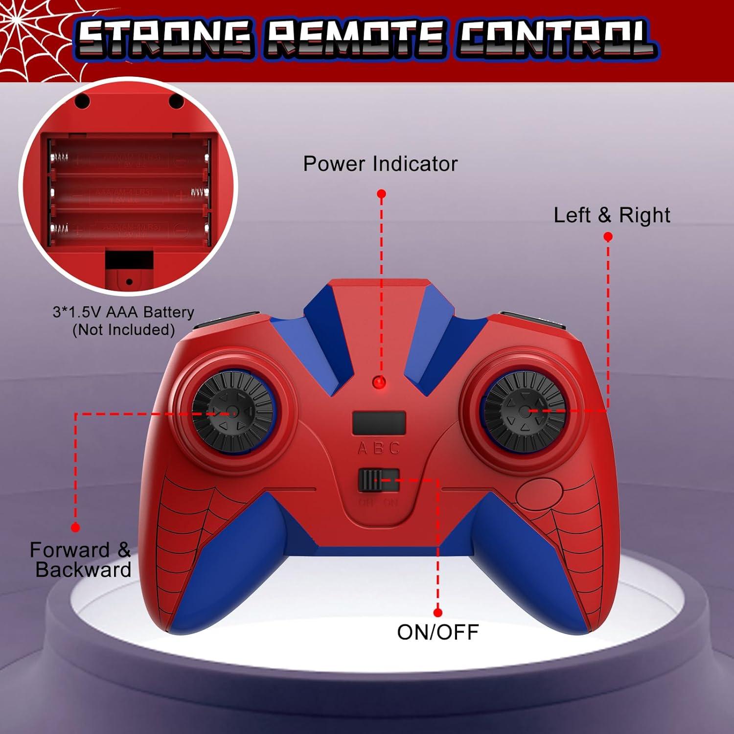 Coche RC Acrobático Aomifmik que Escala Paredes 360° LED