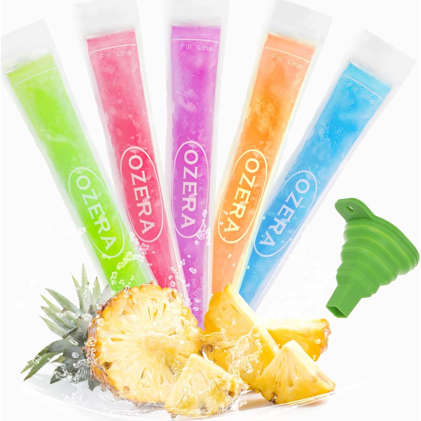 300 Bolsas para Paletas Heladas Ozera - 27.94 cm x 5.08 cm