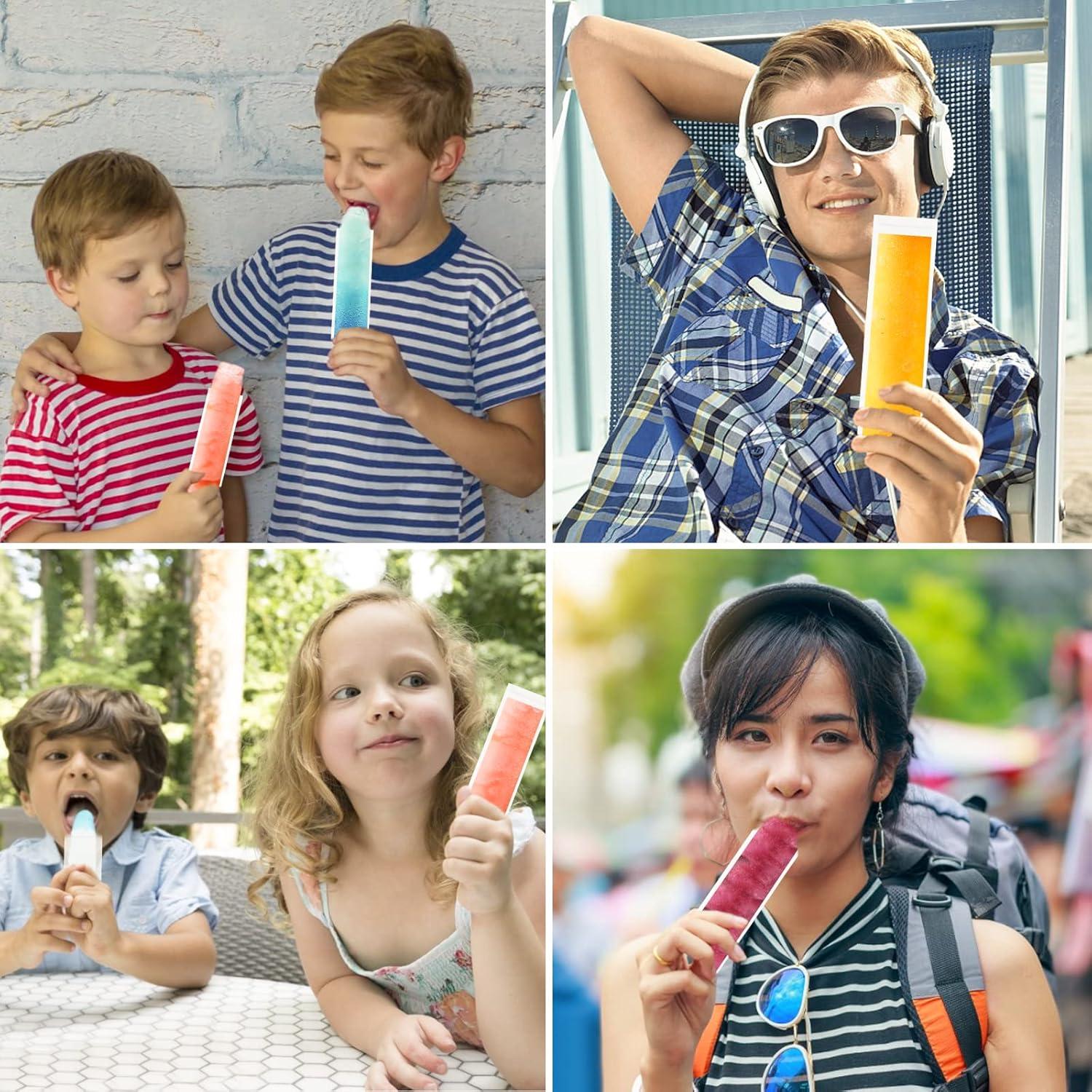 Bolsas de Moldes de Paletas LOMIMOS 160pcs 27.94x5.58cm