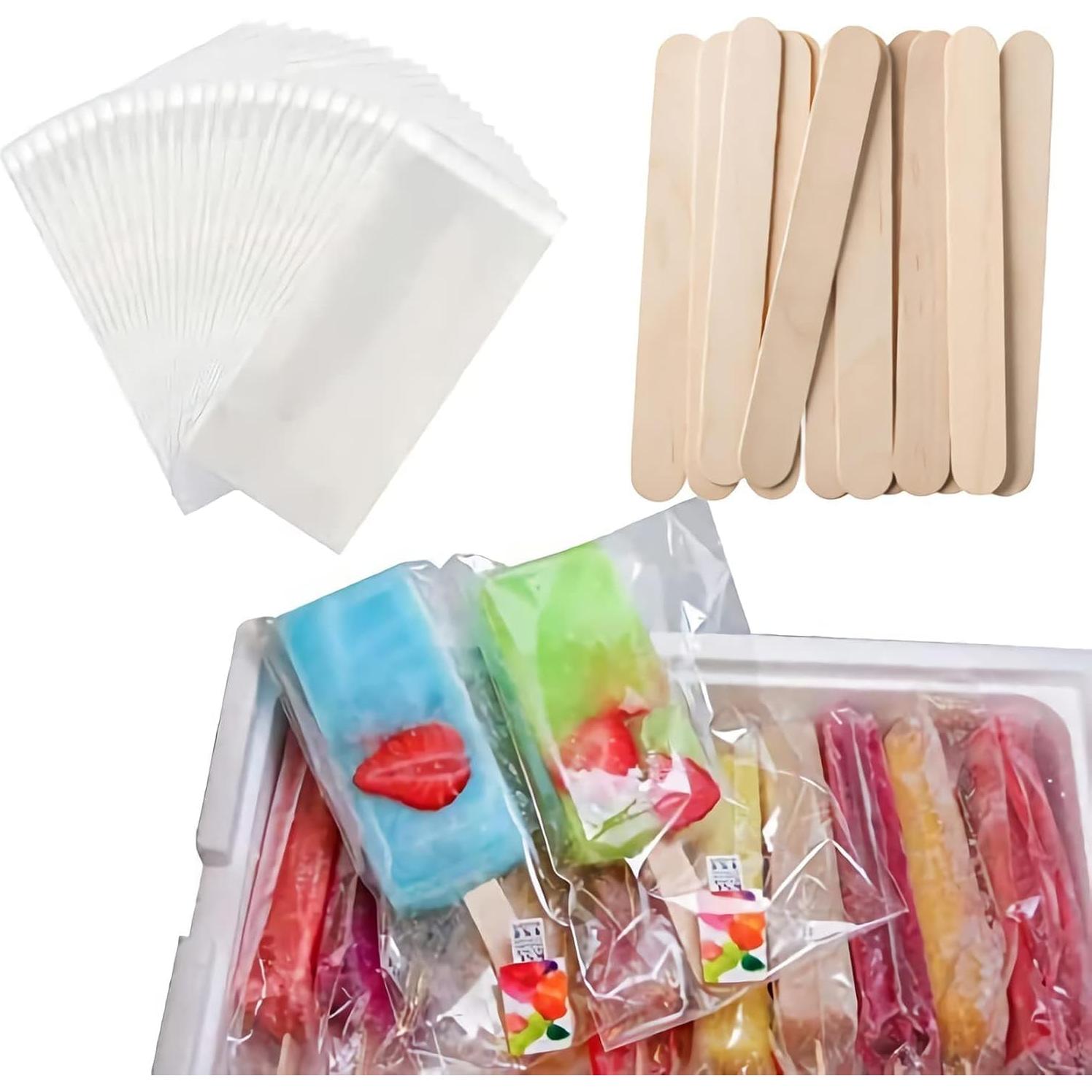 Set de 400 Piezas Palitos de Helado y Bolsas Miaowoof