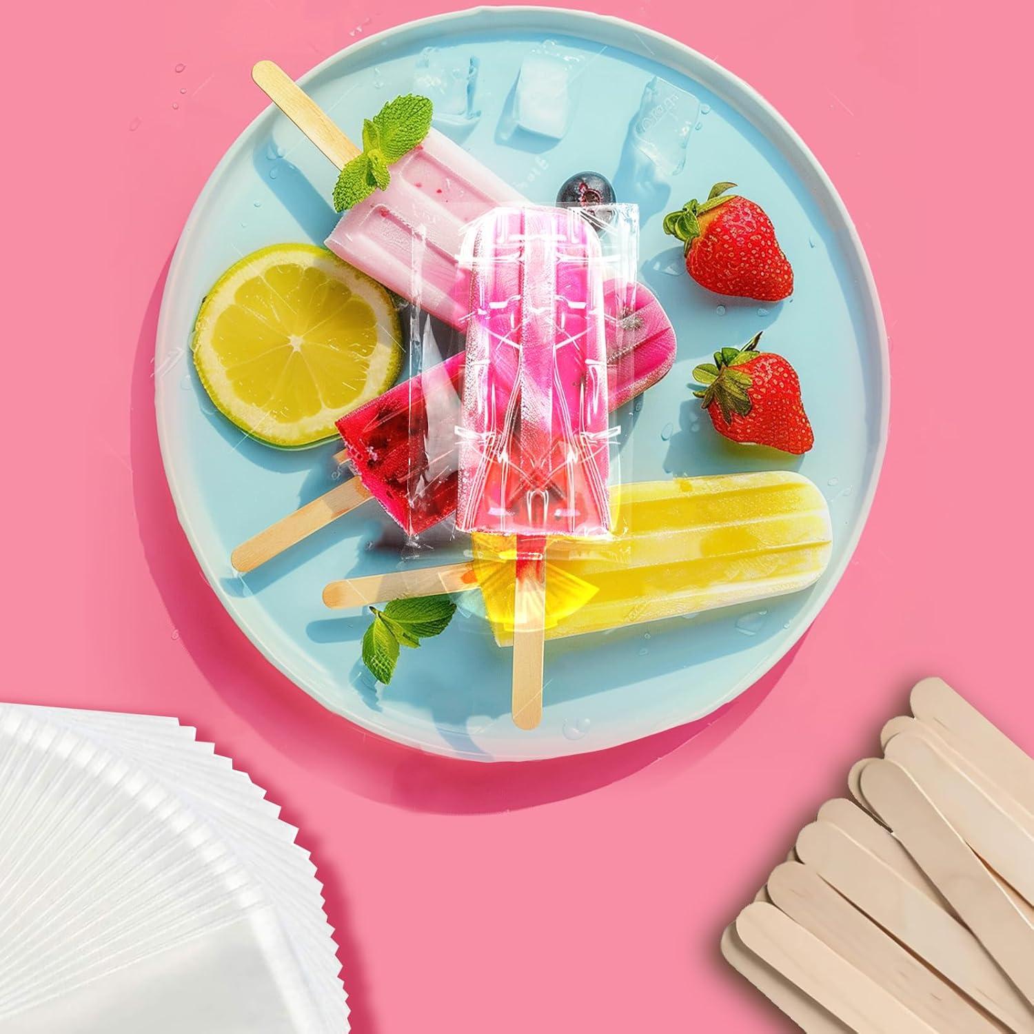 Set de 400 Piezas Palitos de Helado y Bolsas Miaowoof