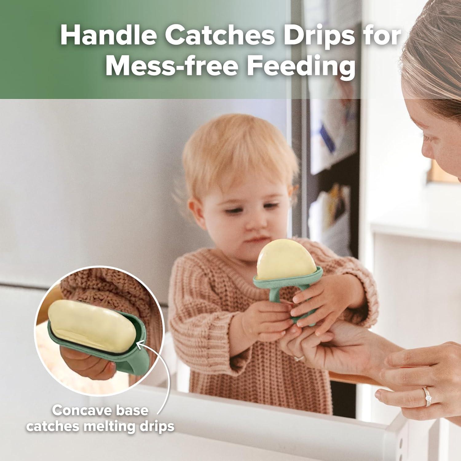 Moldes de Popsicle de Silicona Haakaa para Bebés 6m+