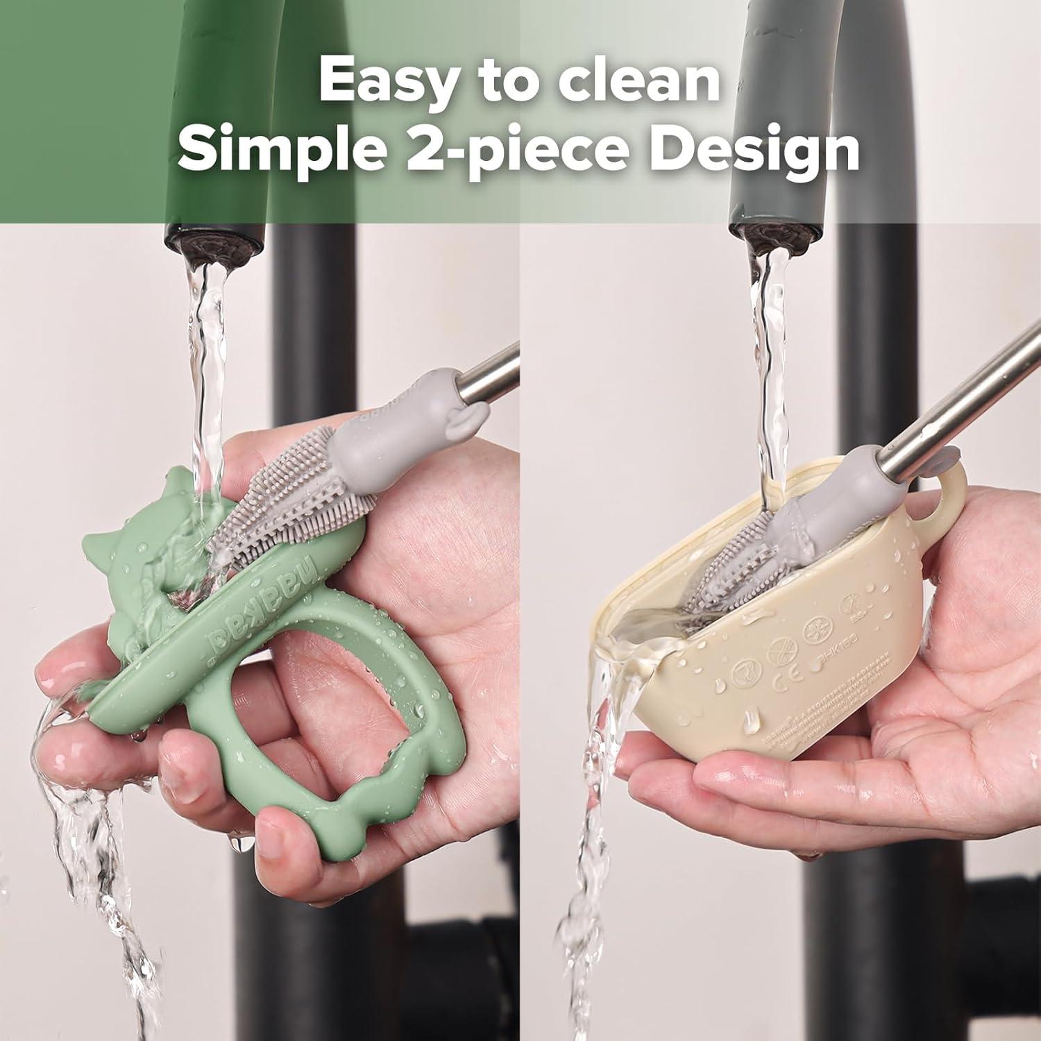 Moldes de Popsicle de Silicona Haakaa para Bebés 6m+