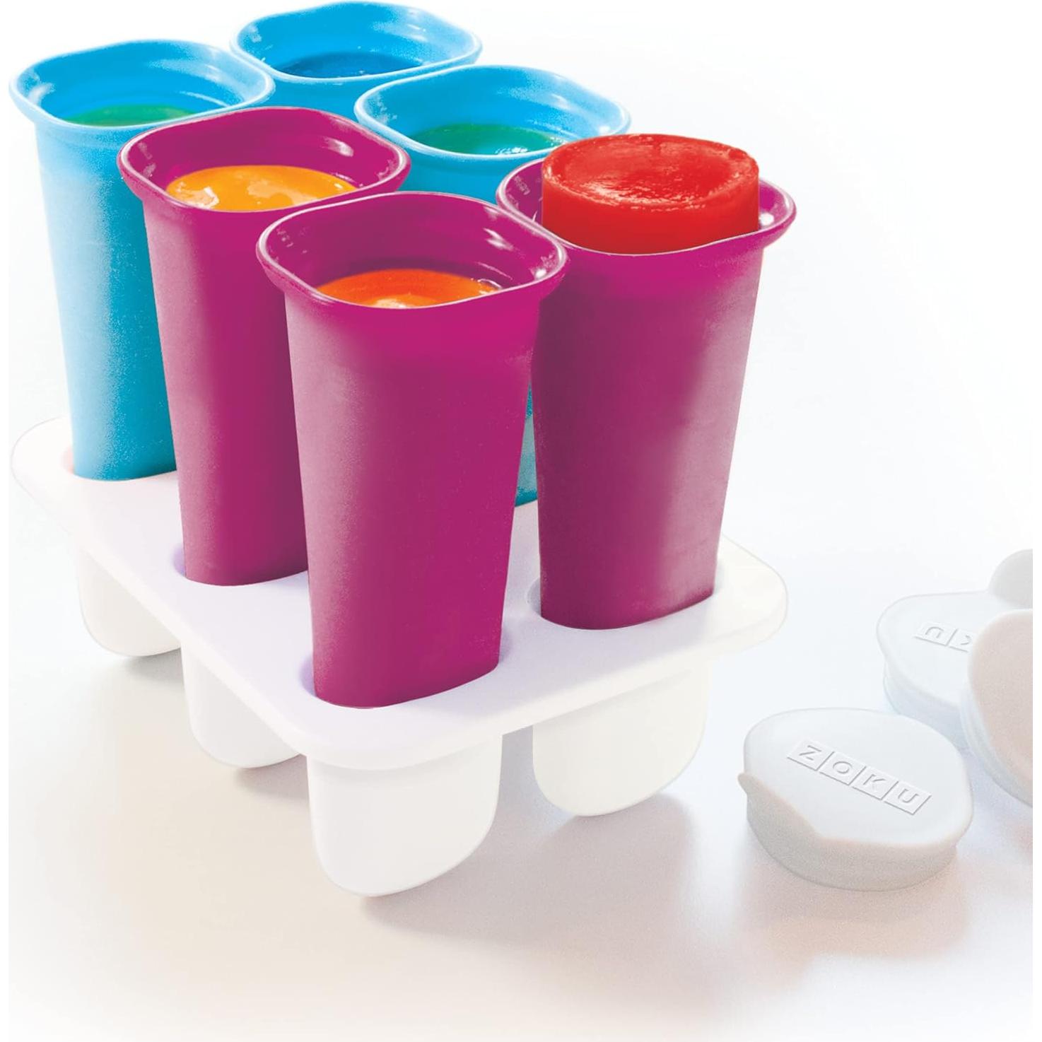 Moldes de Silicona Zoku para Paletas - 6 Piezas 88.72ml