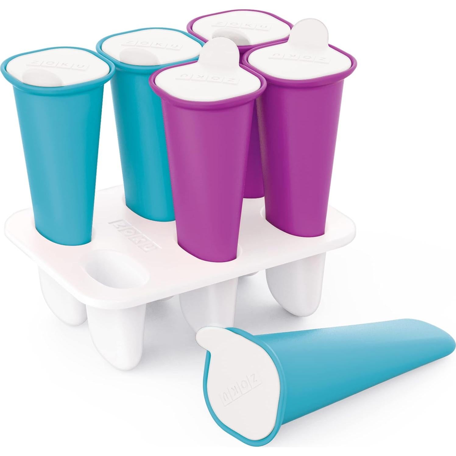 Moldes de Silicona Zoku para Paletas - 6 Piezas 88.72ml