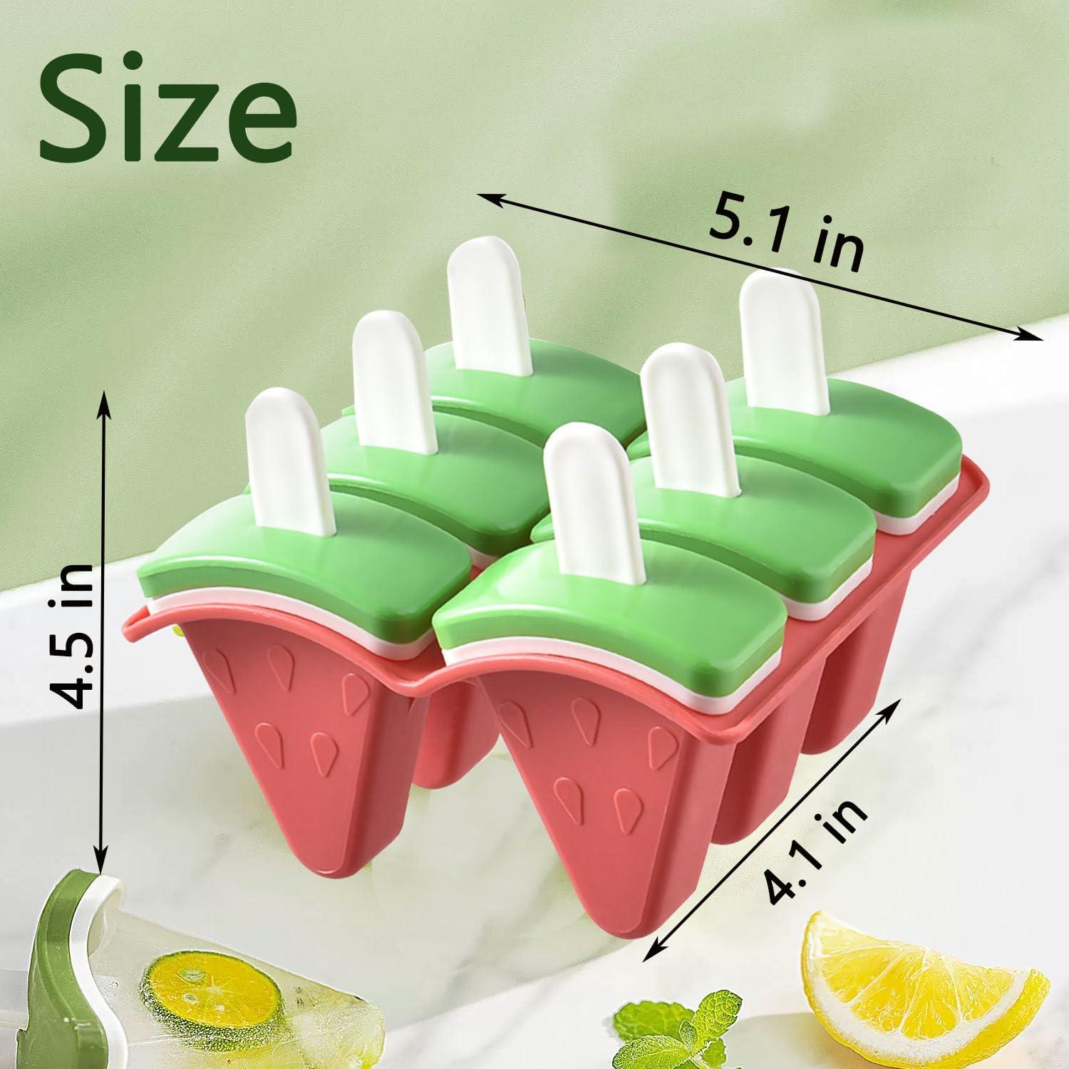 Moldes de Paletas de Silicona LTGICH 6 Cavidades Sandía