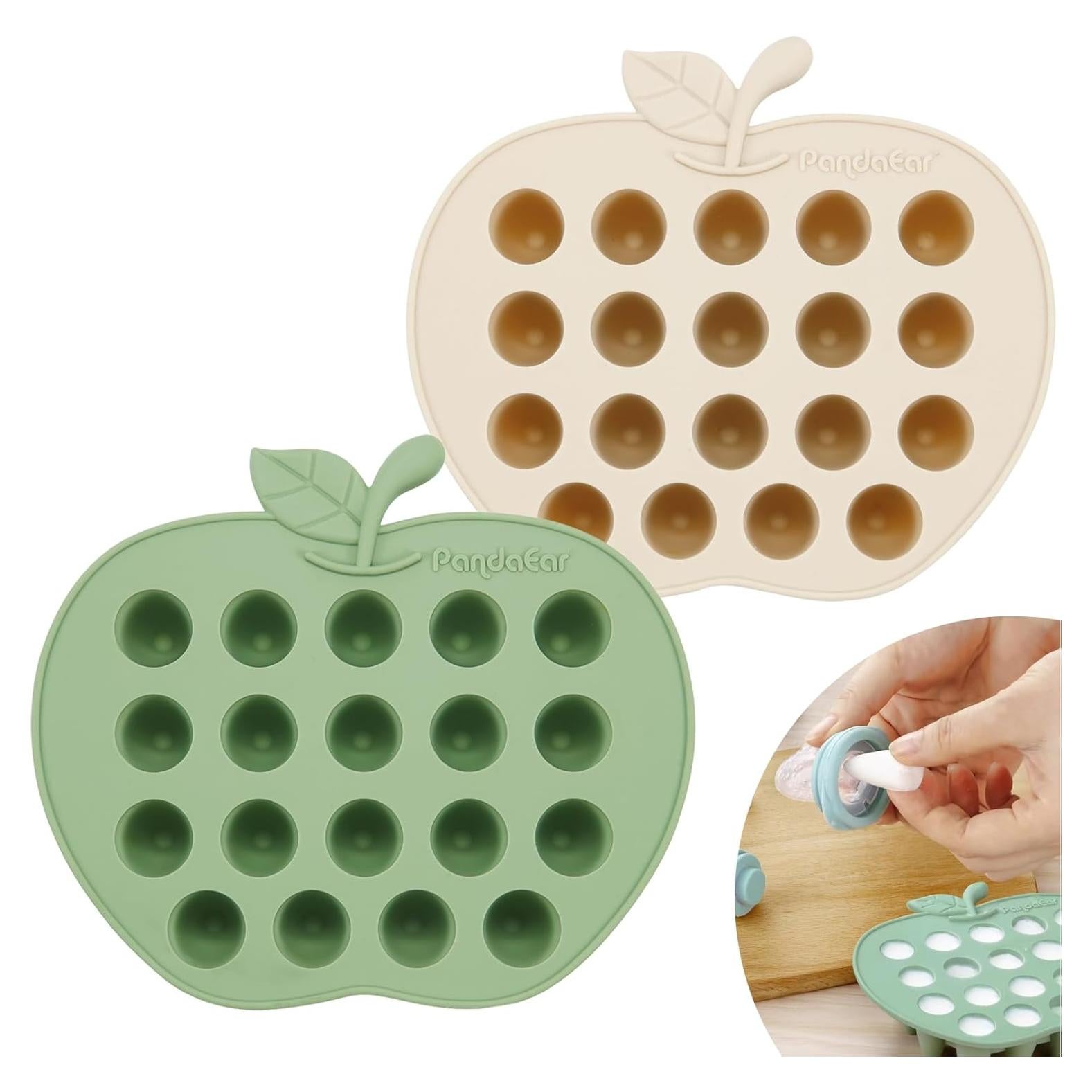 Moldes de Popsicle PandaEar 2 Pack Silicona 19 Compartimentos